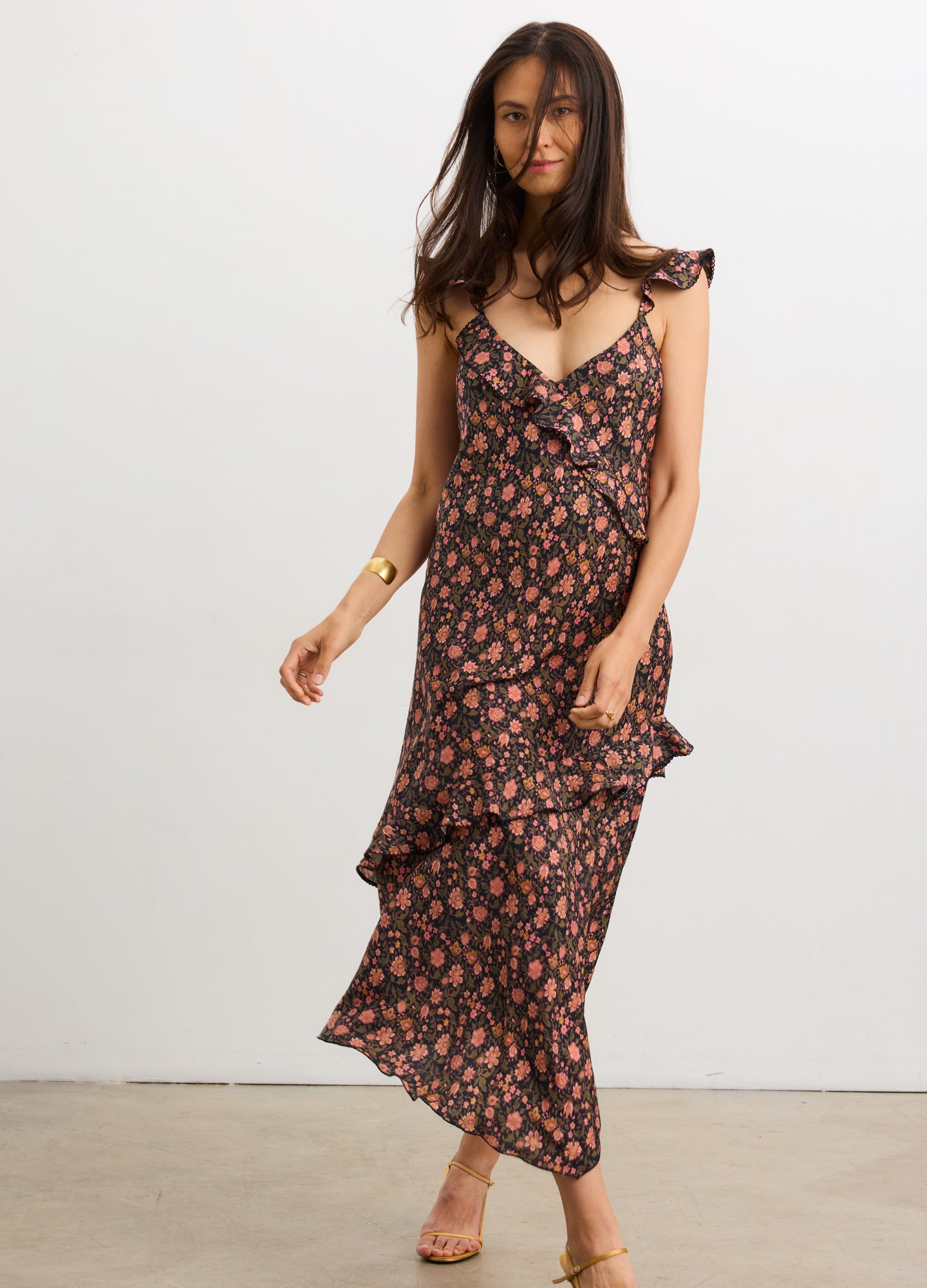 The Amelia Toile Bias Slip Dress