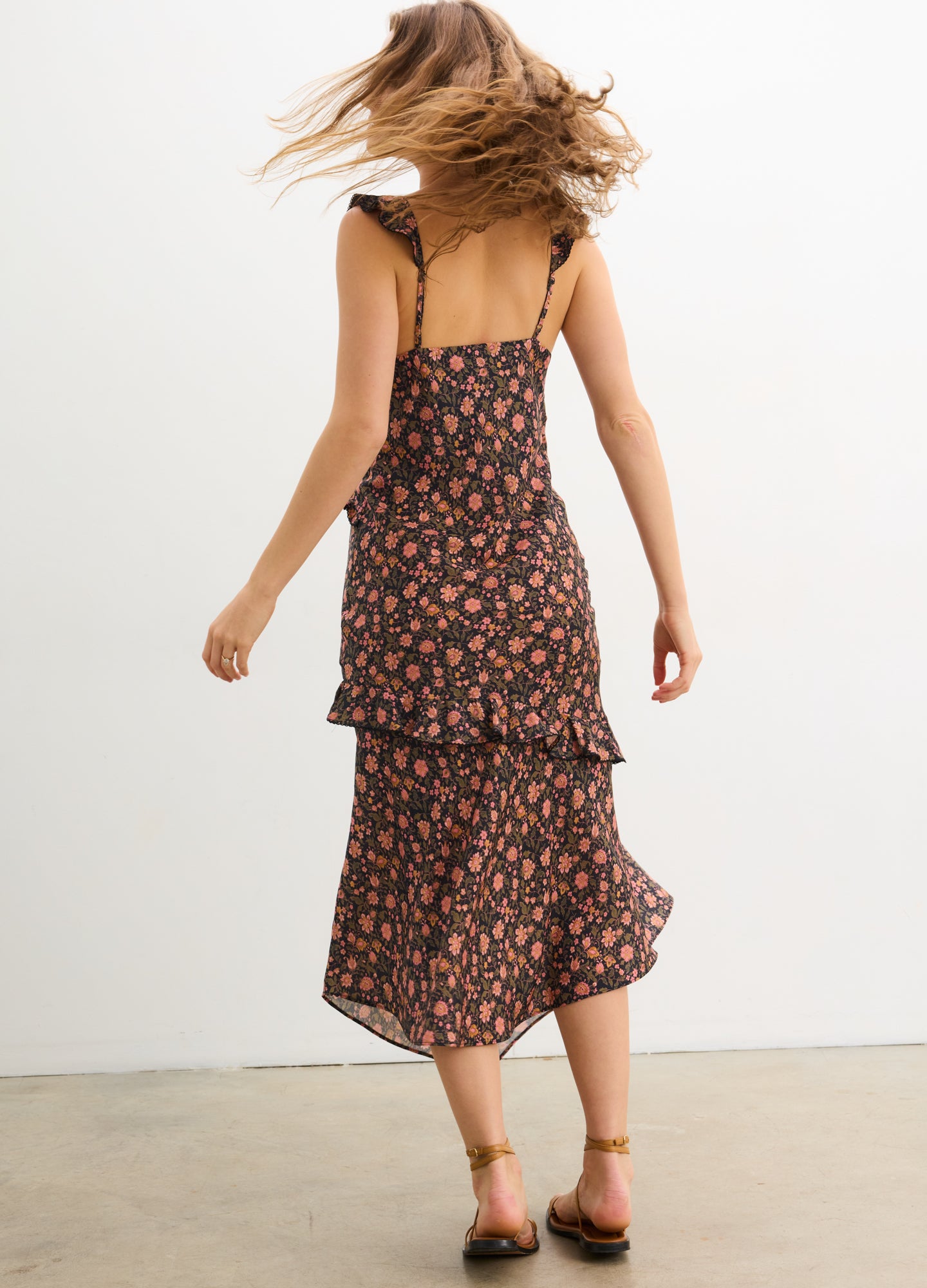 The Amelia Toile Bias Slip Dress