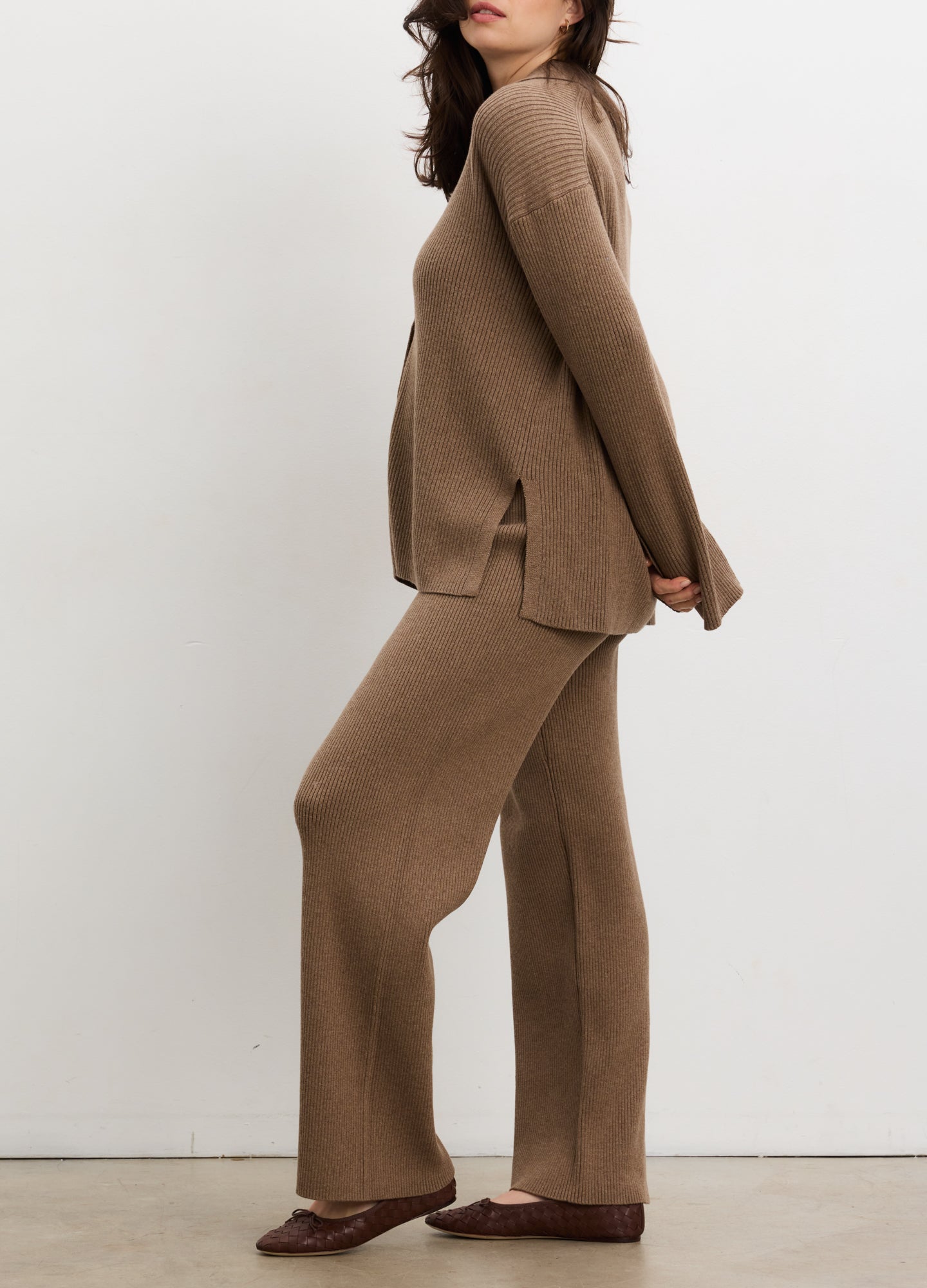 The Beatrice Ribbed Knit Pant