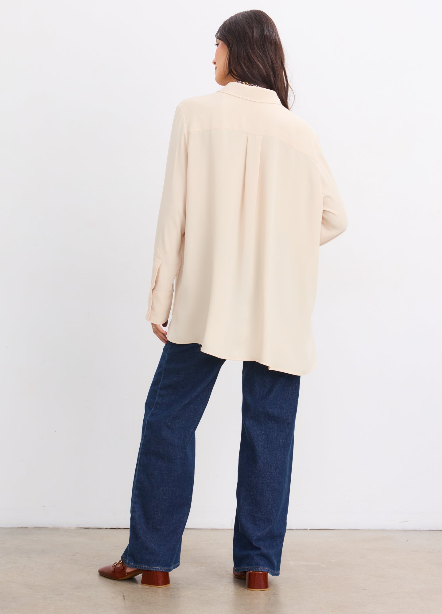 The Celeste Drapey Buttondown