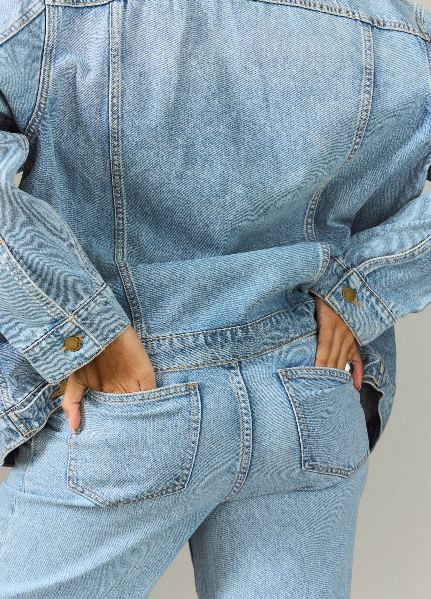The Classic Maternity Jean Jacket