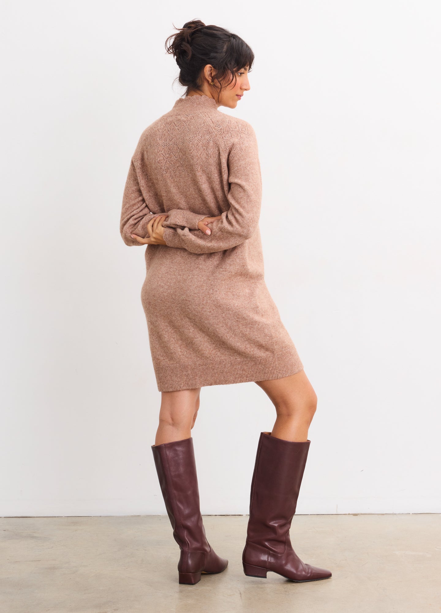 The Cozy Pointelle Poise Mini Dress