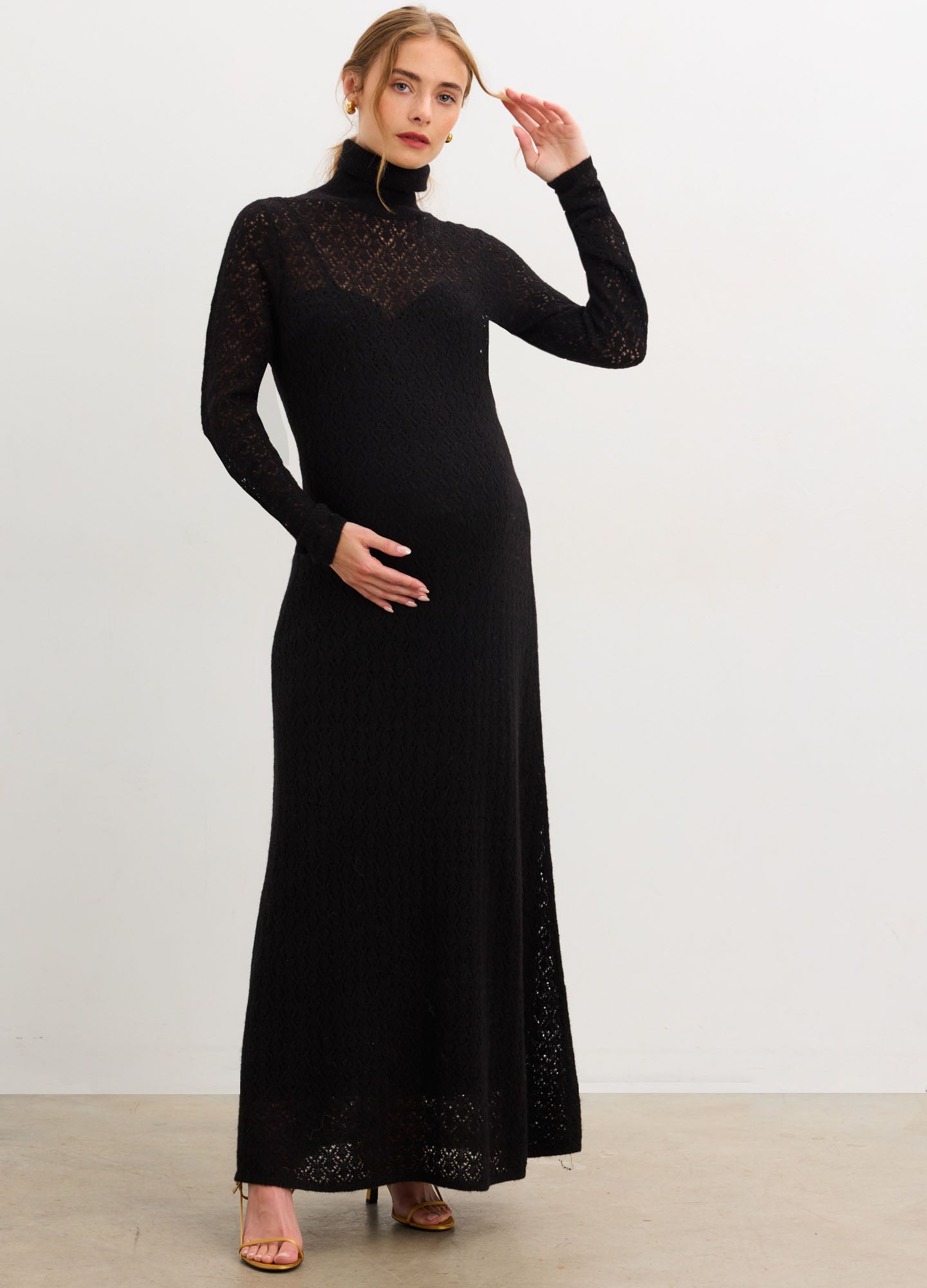 The Luella Knit Pointelle Dress