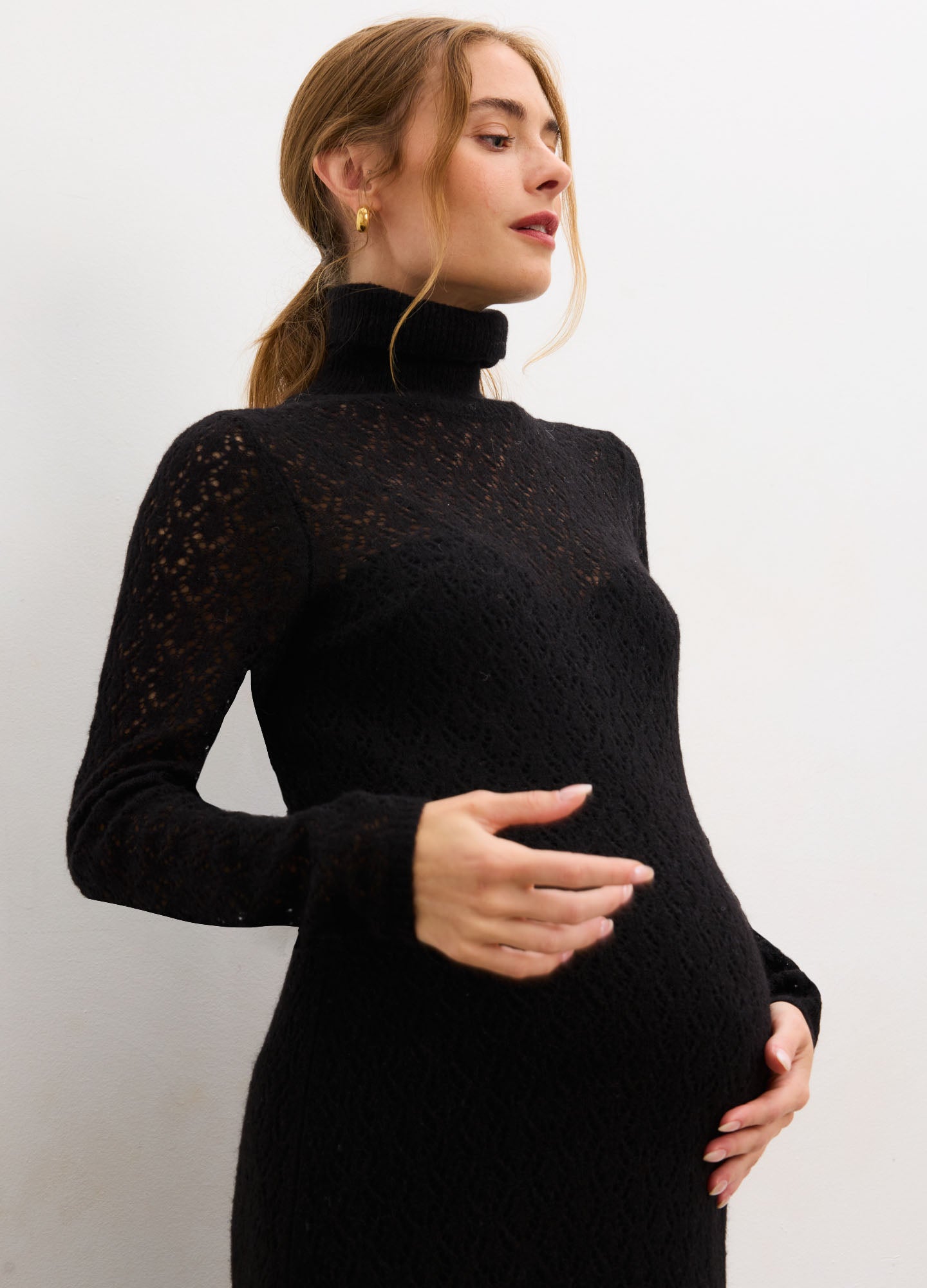 The Luella Knit Pointelle Dress