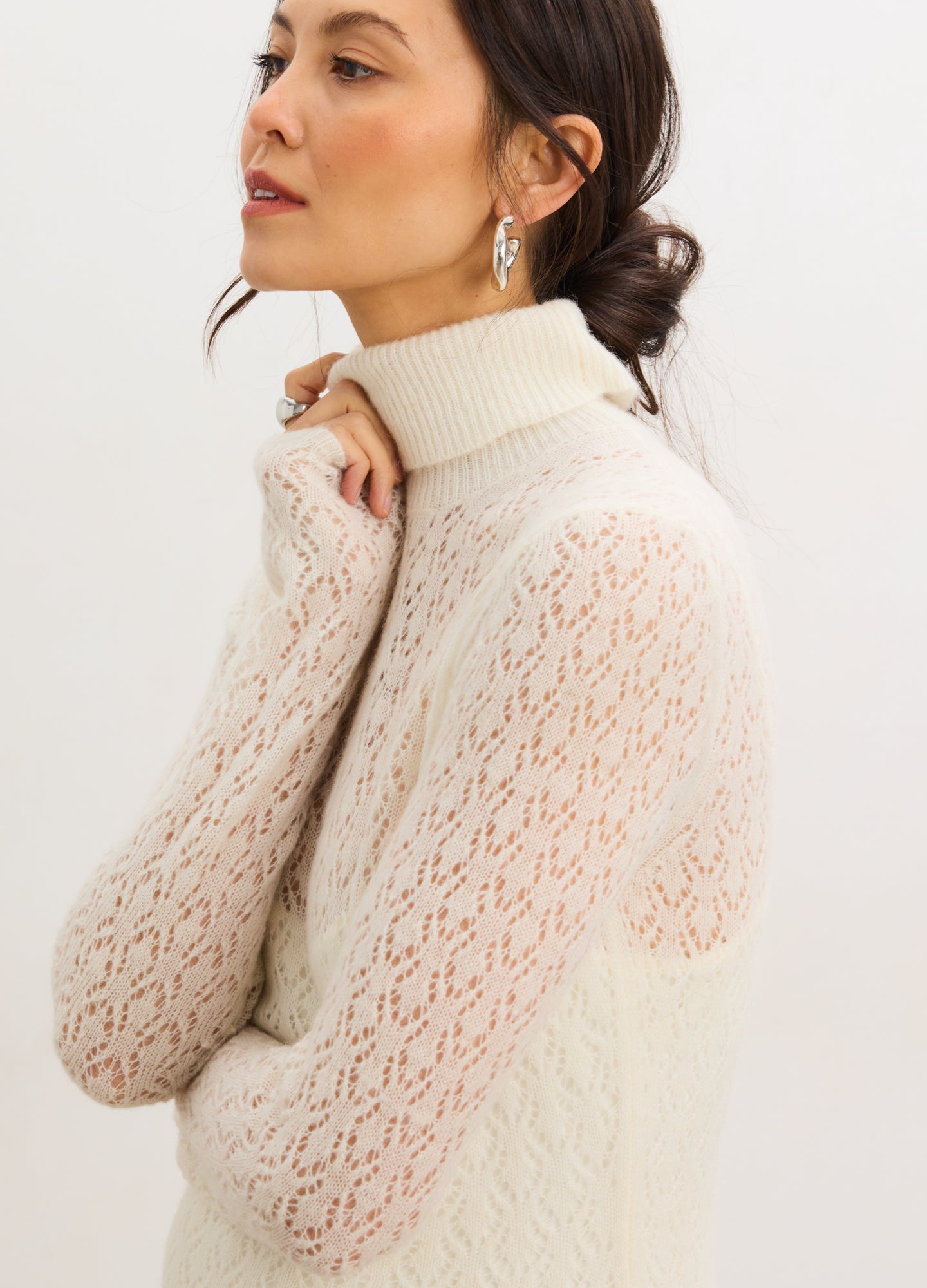 The Luella Knit Pointelle Dress