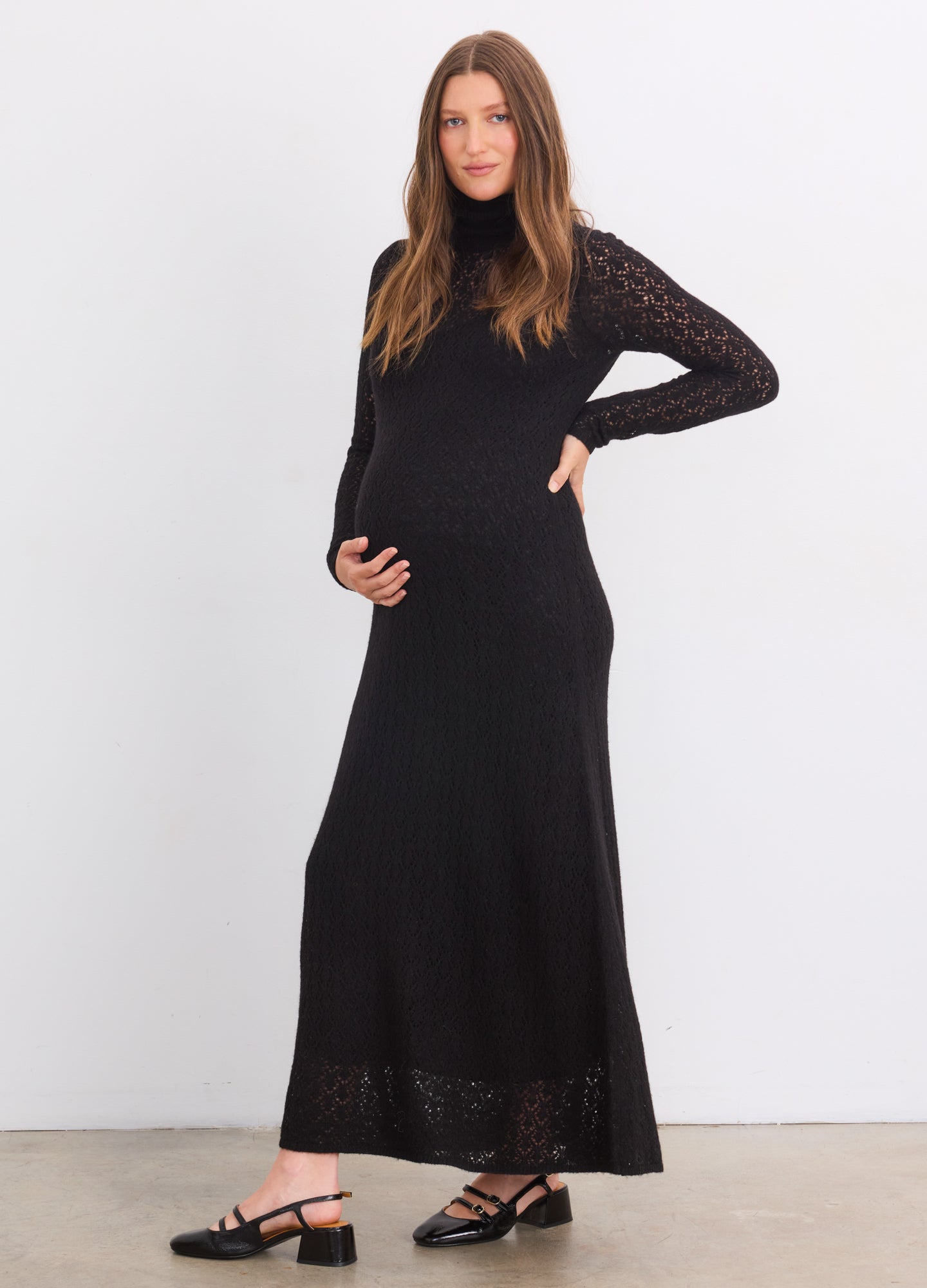 The Luella Knit Pointelle Dress