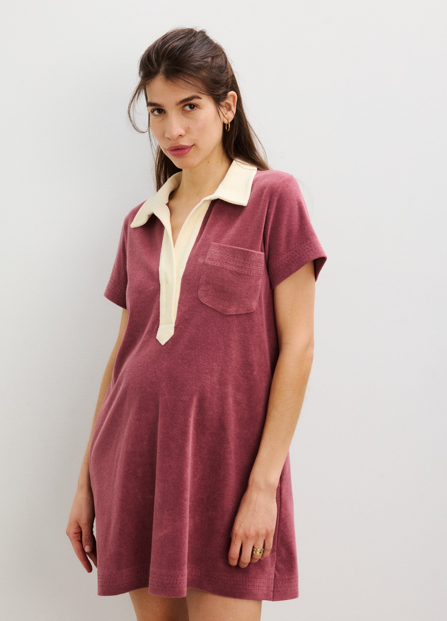 HATCH Collection The Mitzi Dress in Brown | Size: XS HATCH Collection The Mitzi Dress in Brown | Size: XS