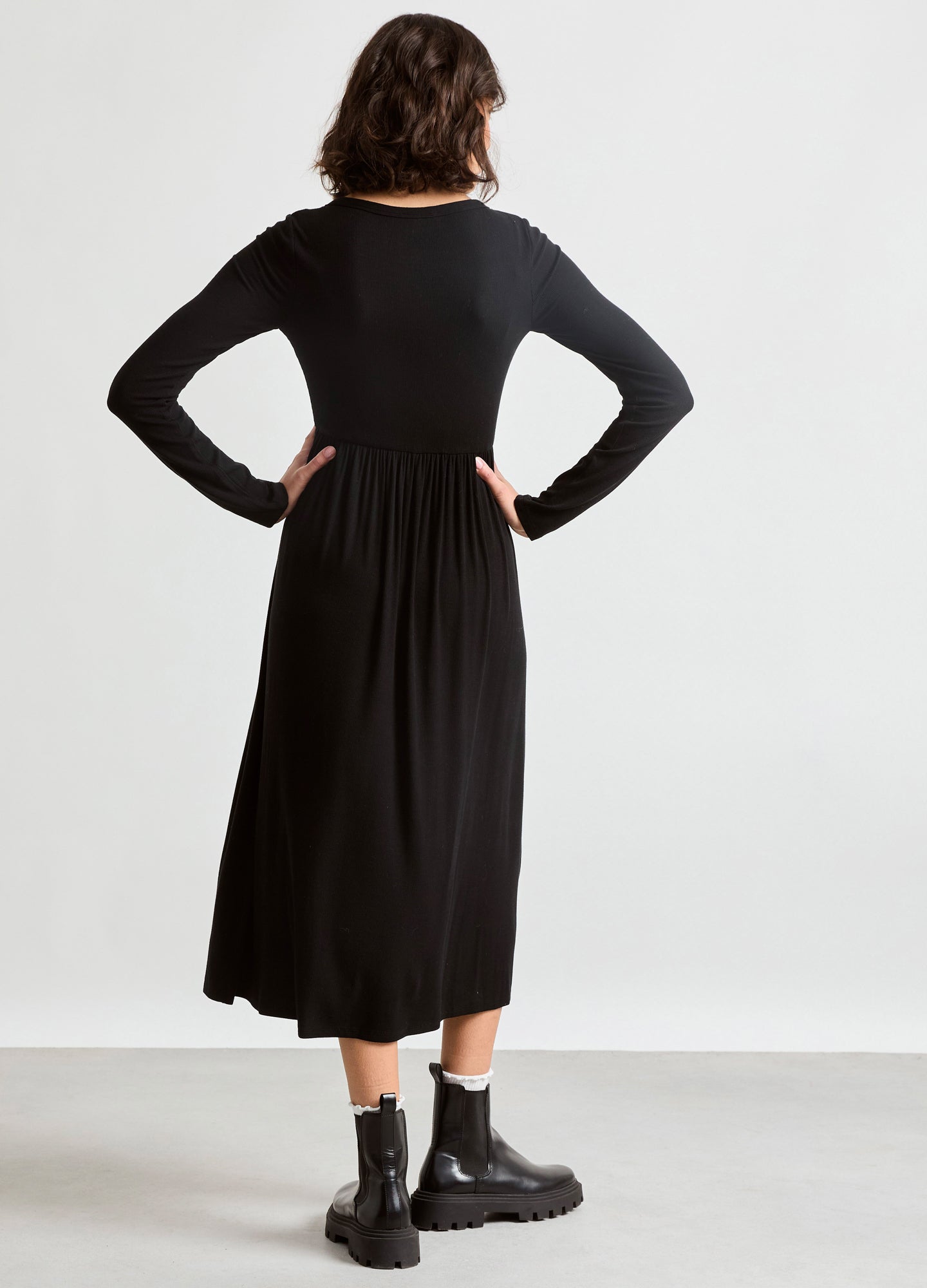 The Softest Rib Nursing Dress