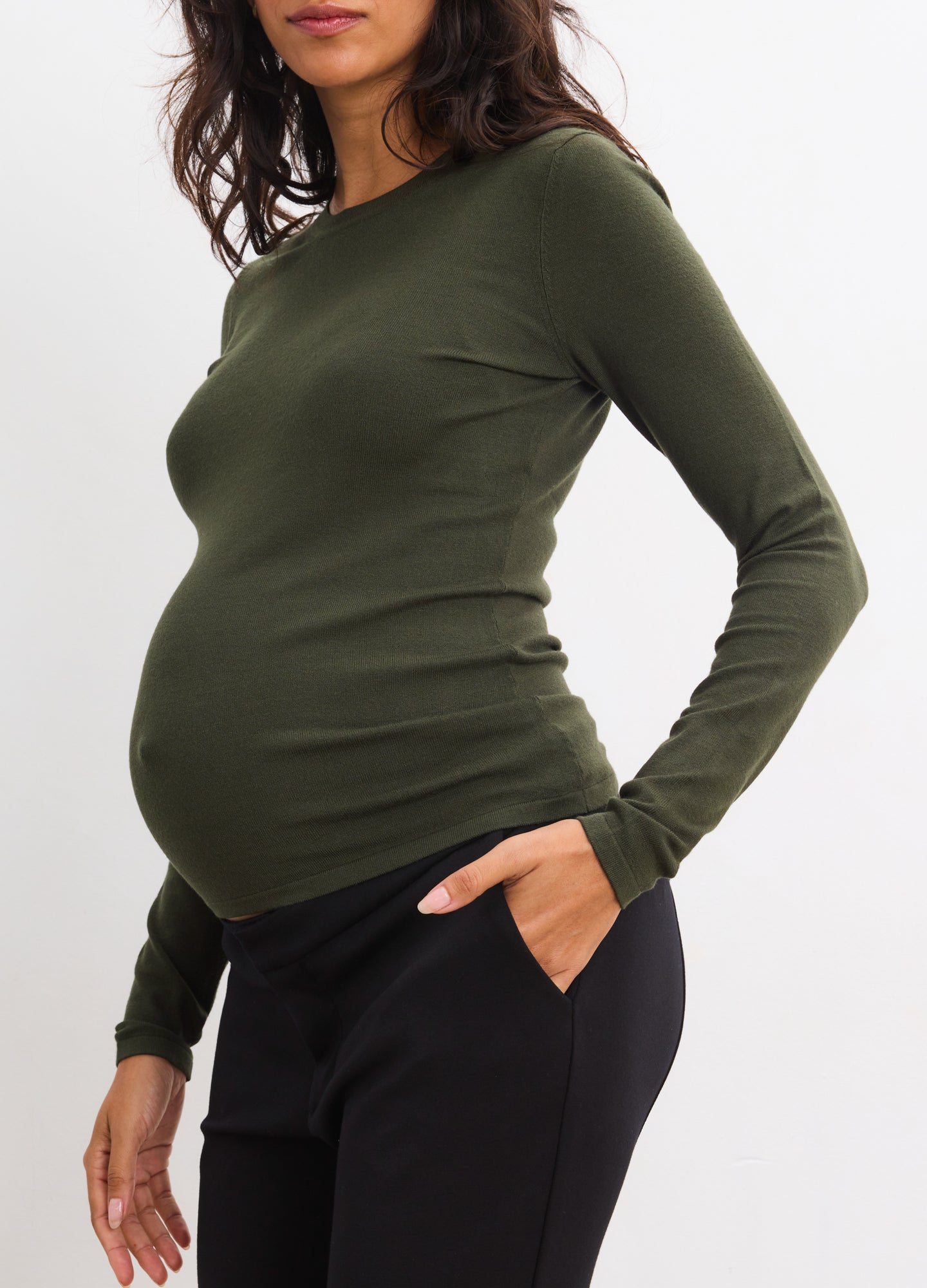 The Softsculpt Knit Long Sleeve Tee