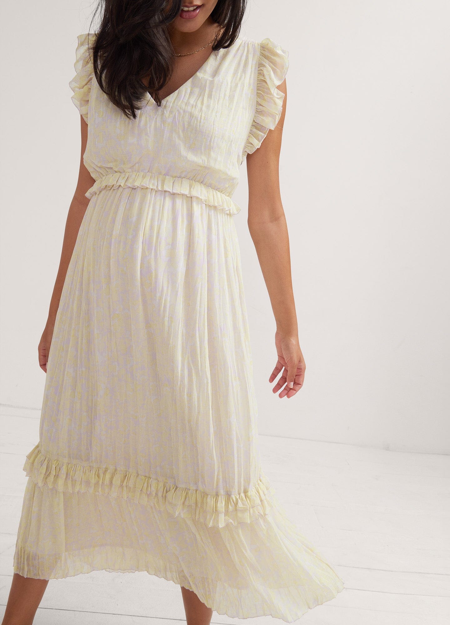 color:glass floral/lilac yellow