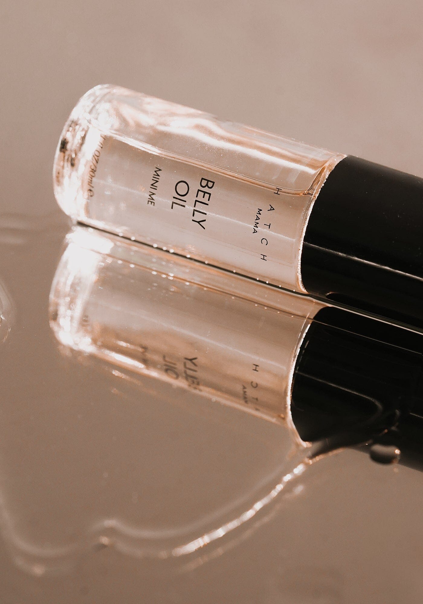 Belly Oil Mini Me - Hatch Mama Belly Oil Mini Me 1 oz roller bottle for maternity, pregnancy, nursing, and postpartum care.