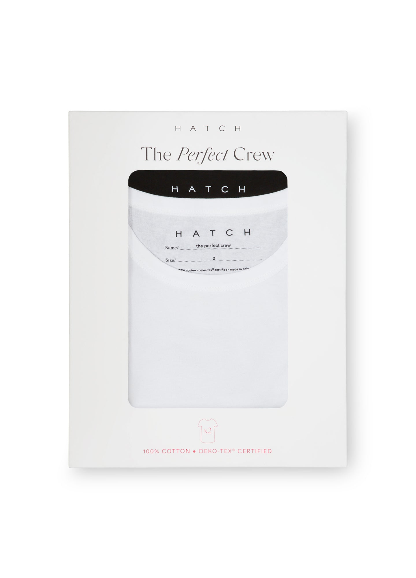 The Basic Crew Tee 2-Pack - Black maternity nursing crew tee with short sleeves and curved hem, modeled with light blue jeans.