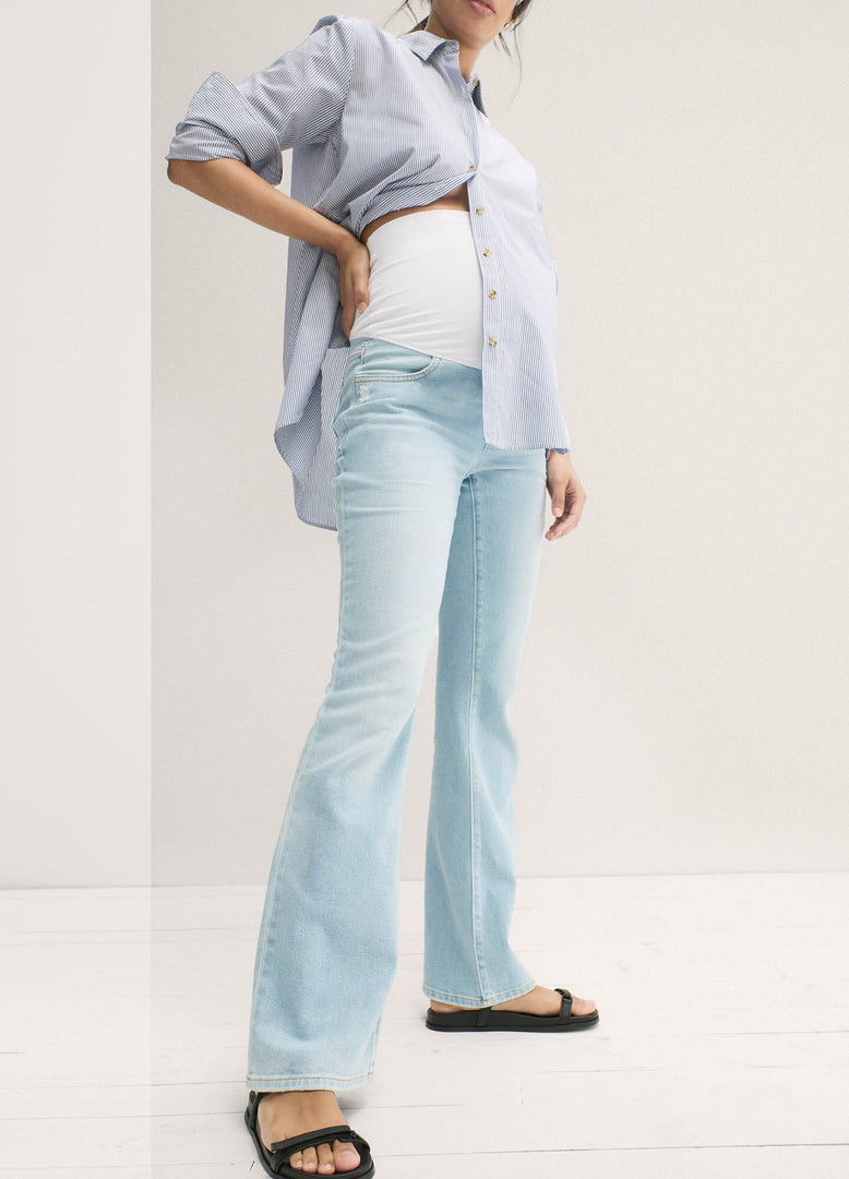 The Over The Bump Maternity Flare Jean