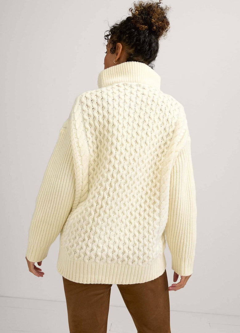 The Cable Knit Jo Sweater