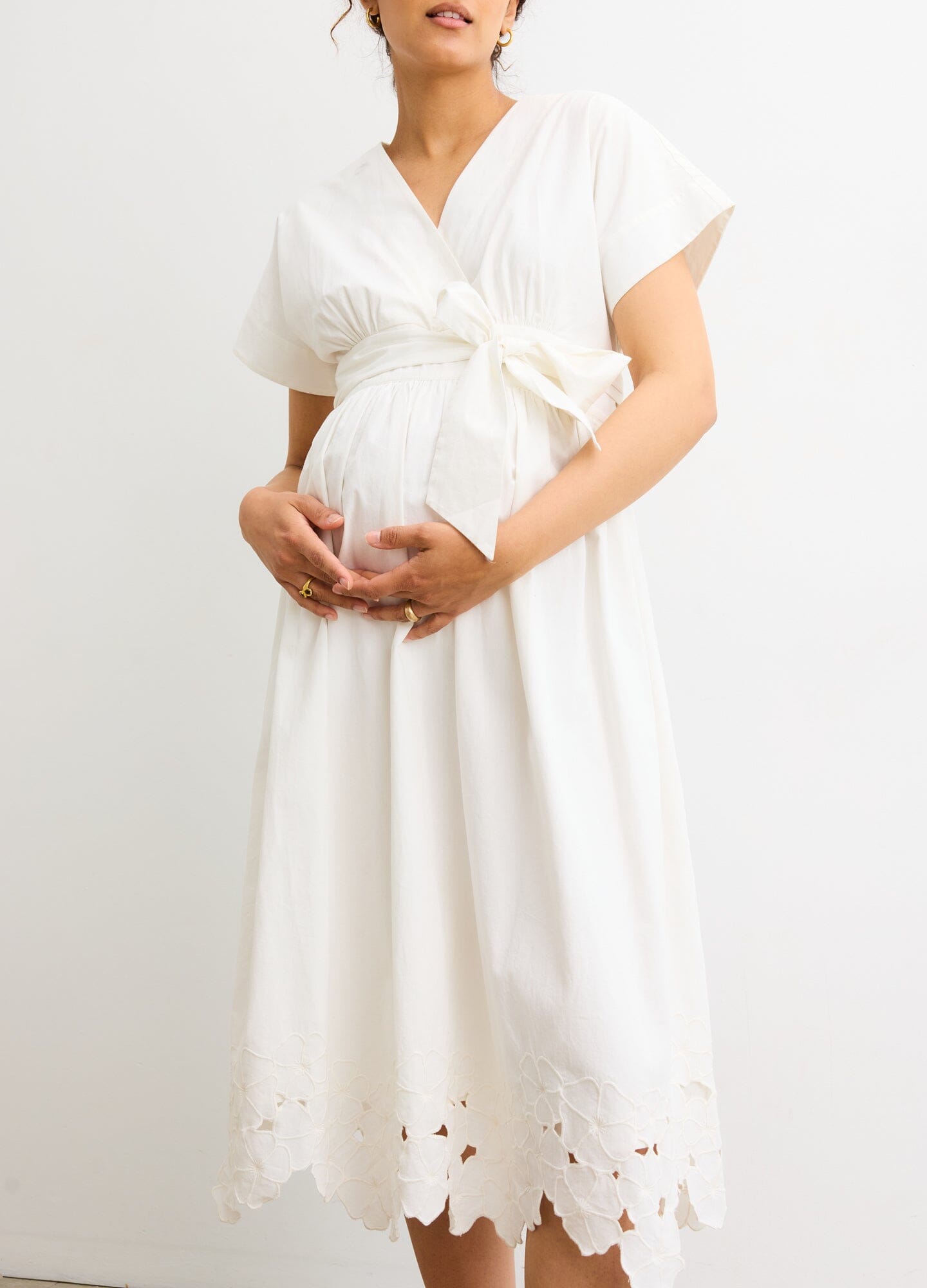 Hatch Collection The Carolina Dress in White | Size: 4