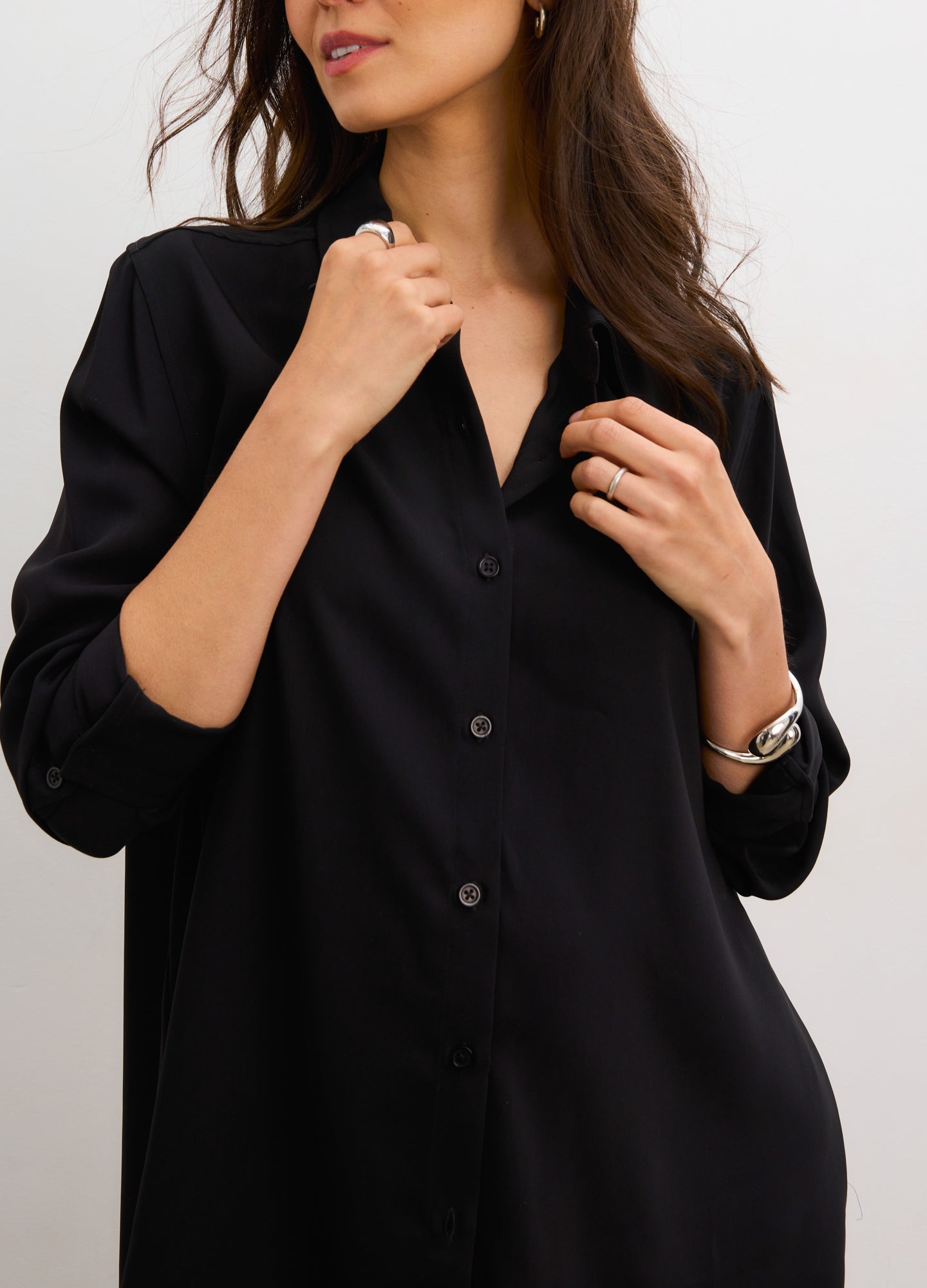 The Celeste Drapey Buttondown