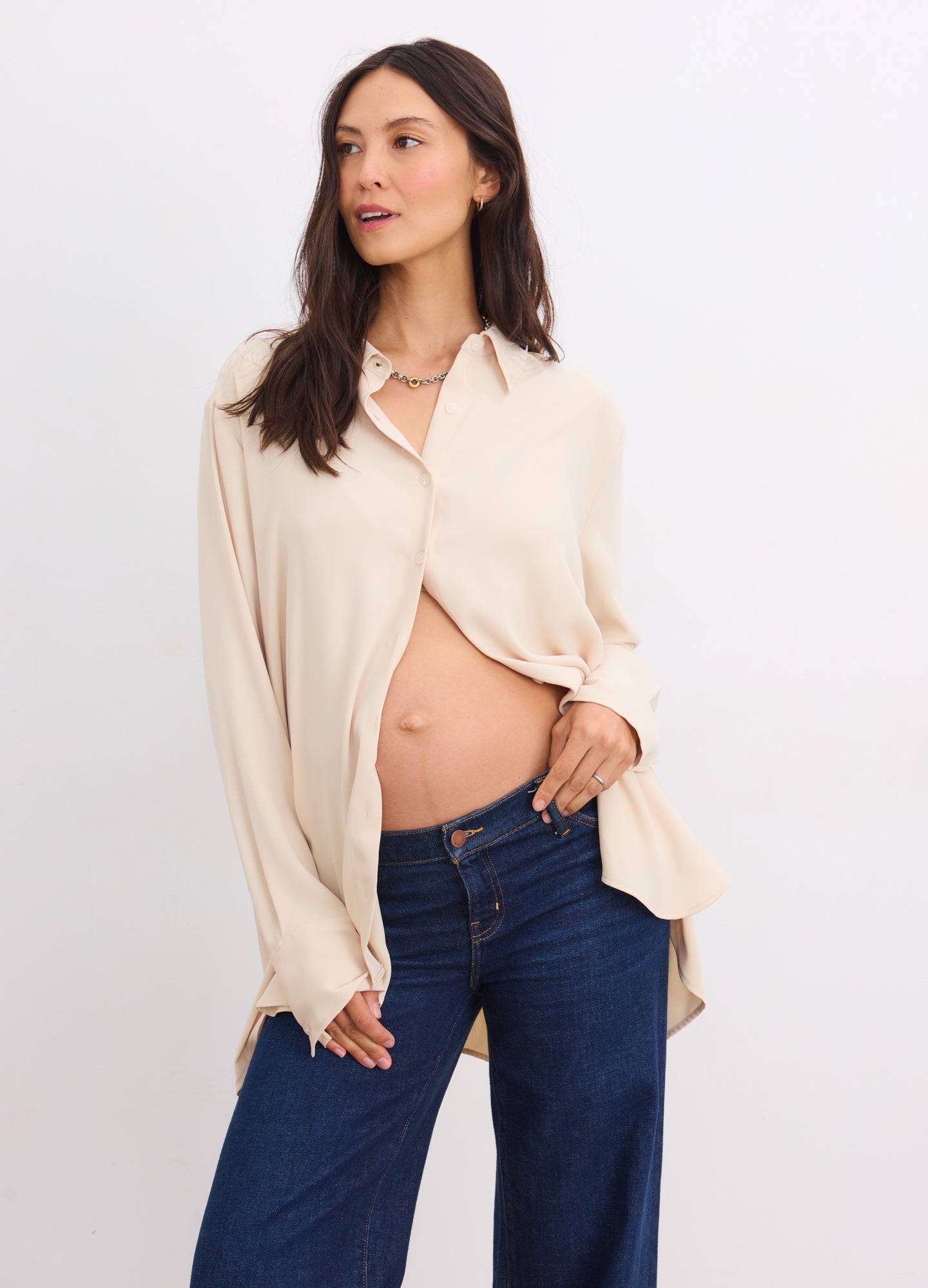 The Celeste Drapey Buttondown