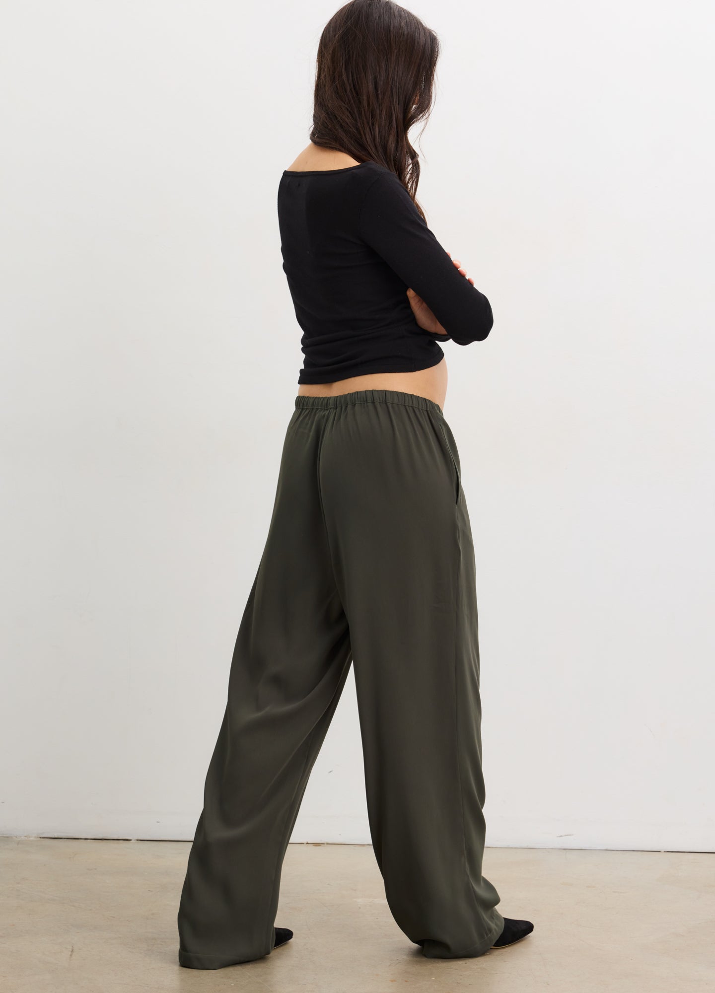 The Celeste Drapey Pull On Pant