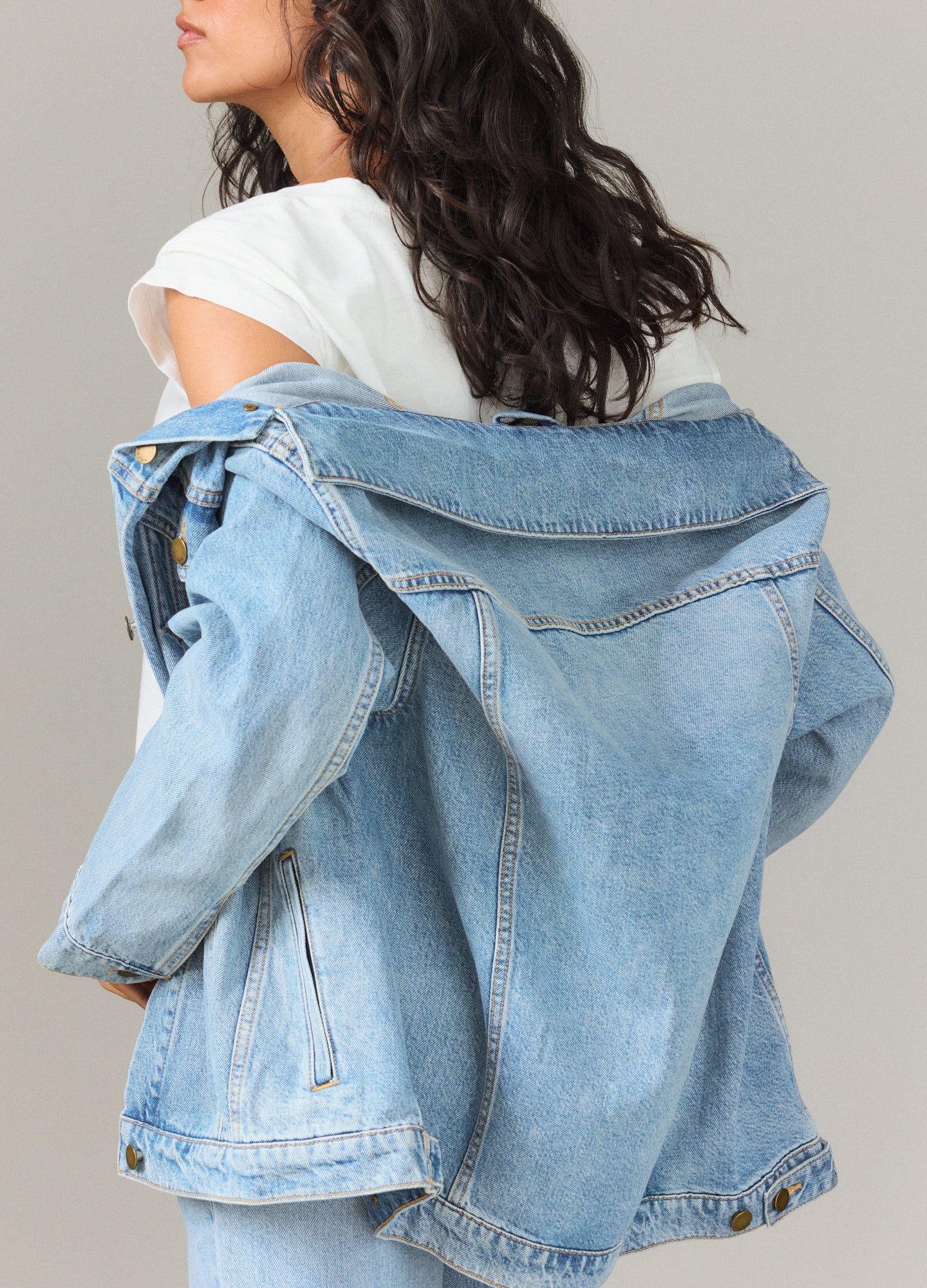 The Classic Maternity Jean Jacket