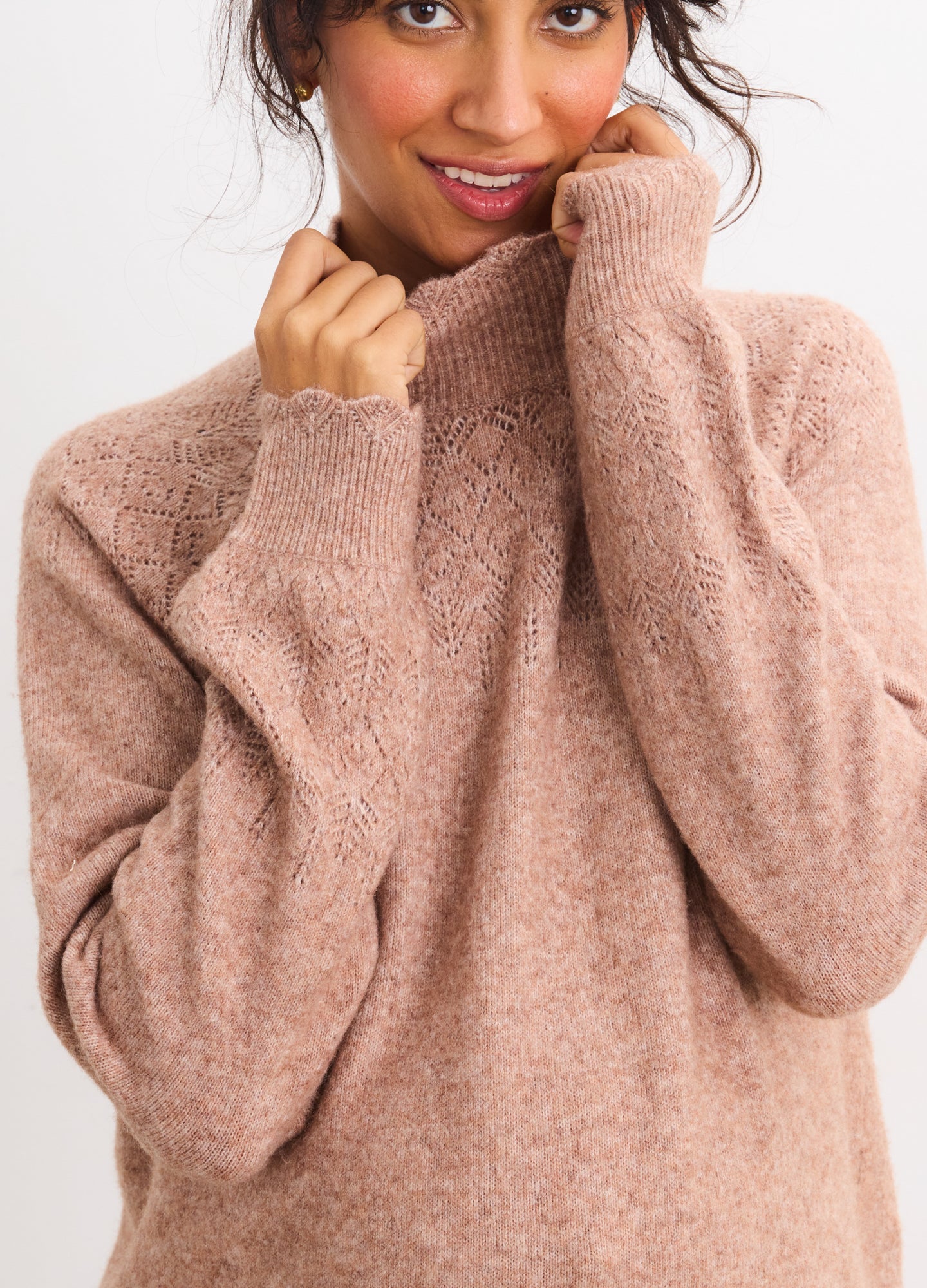 The Cozy Pointelle Poise Mini Dress The Cozy Pointelle Poise Mini Dress