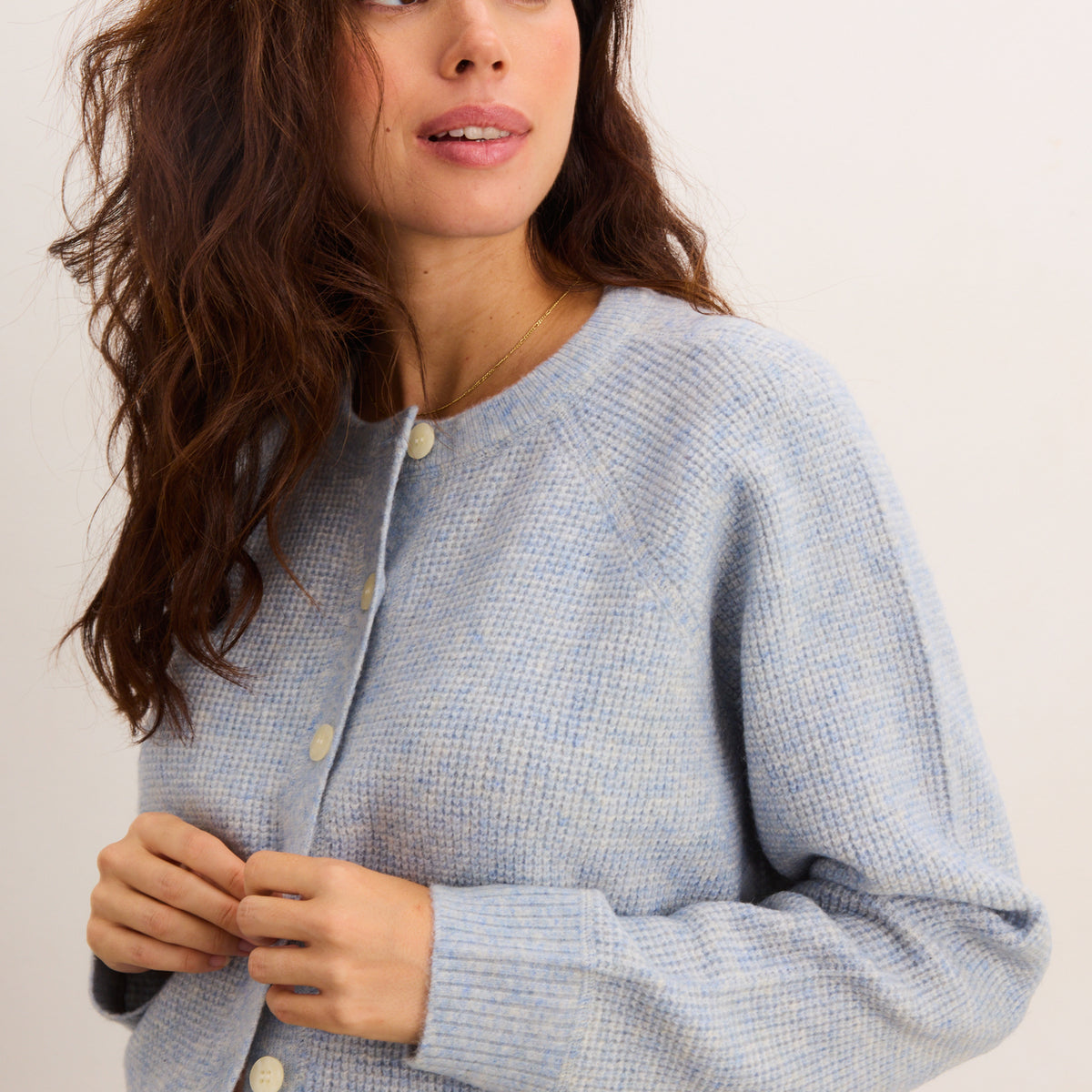The Cozy Waffle Cardigan