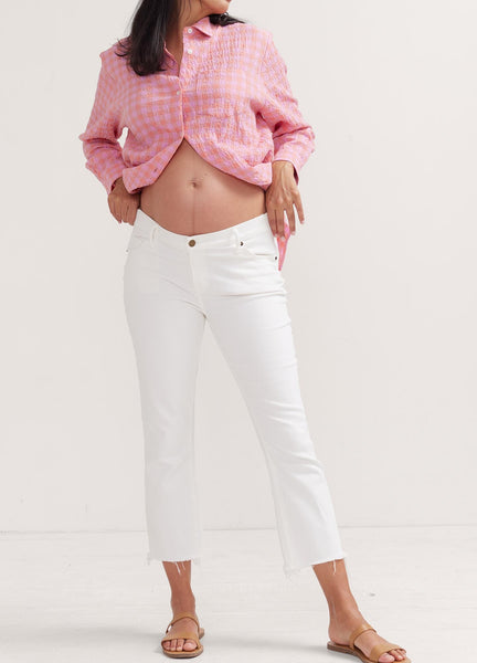 The Crop Maternity Jean – HATCH Collection
