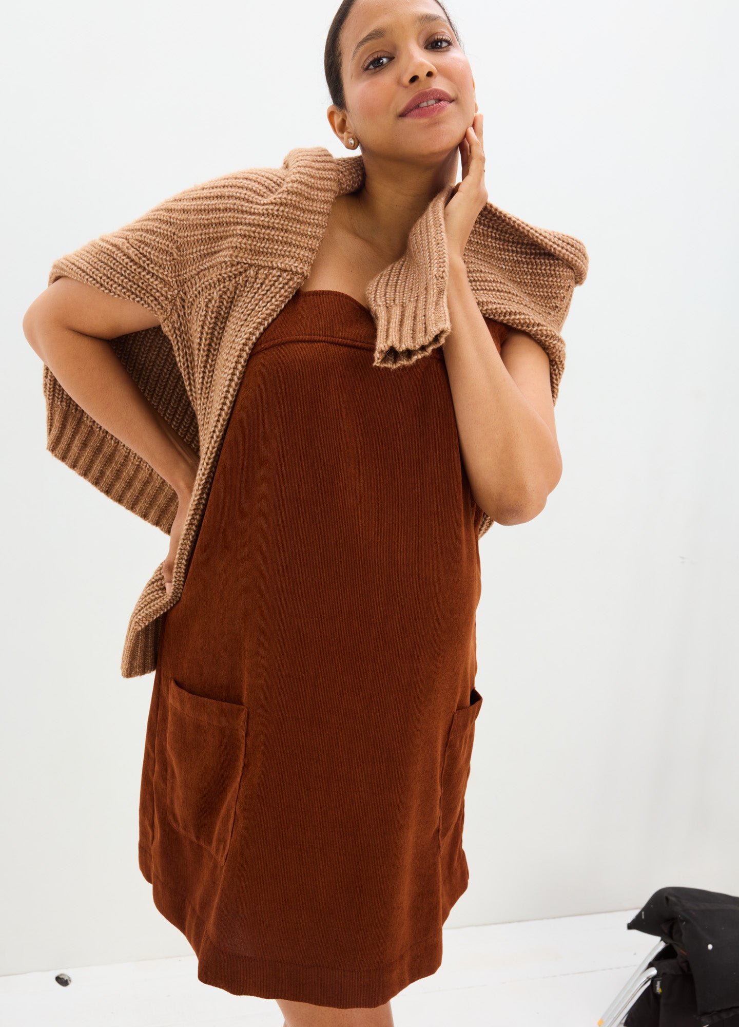 The Kiley Cord Mini Dress
