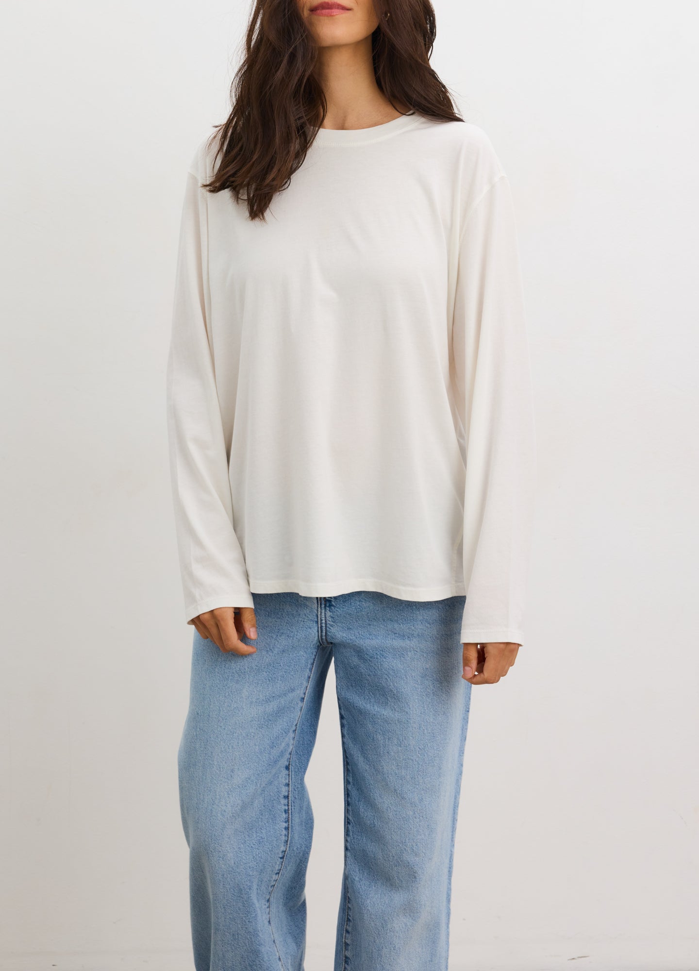 The Washed Cotton Long Sleeve Tshirt