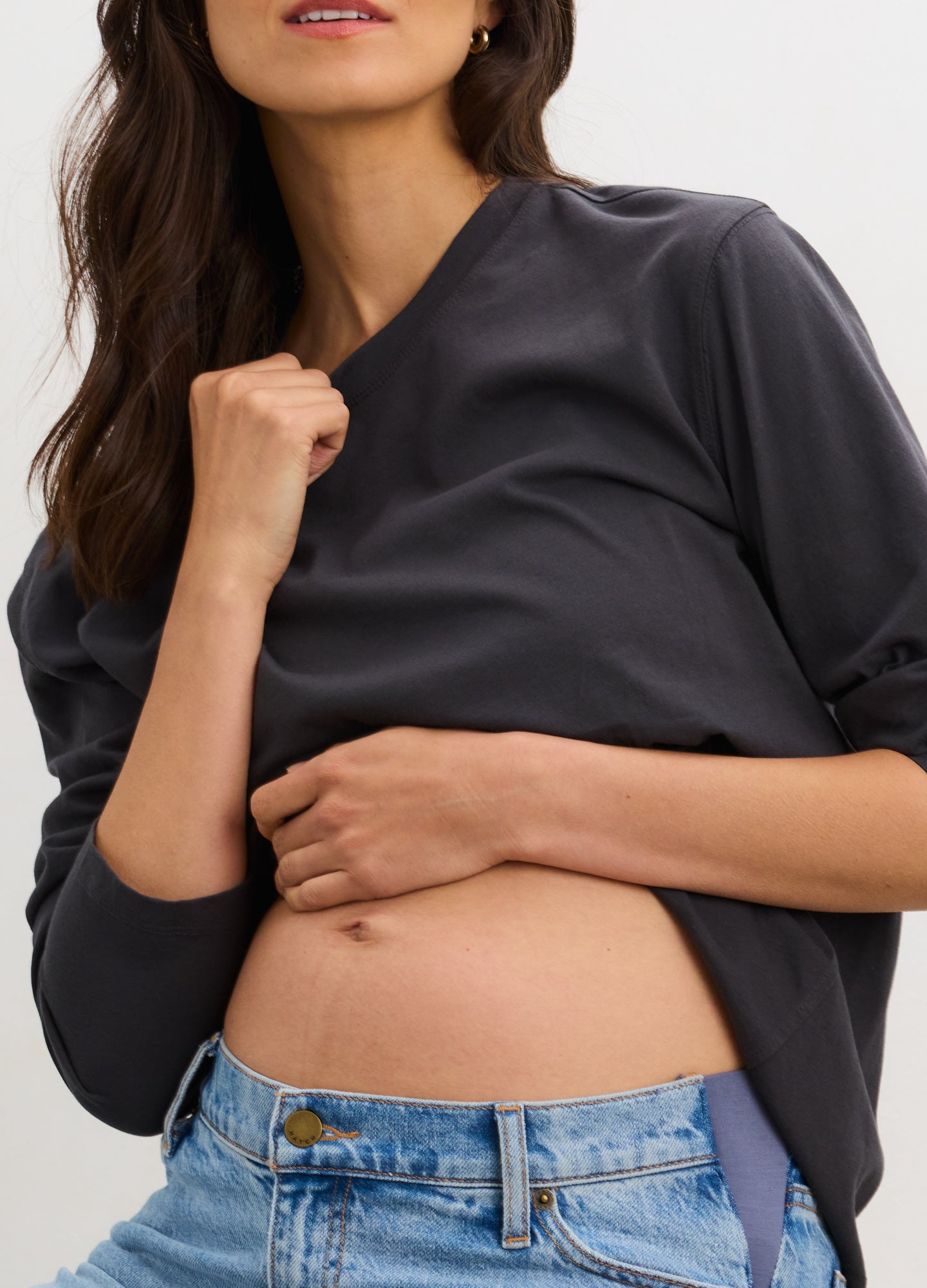 The Washed Cotton Long Sleeve Tshirt