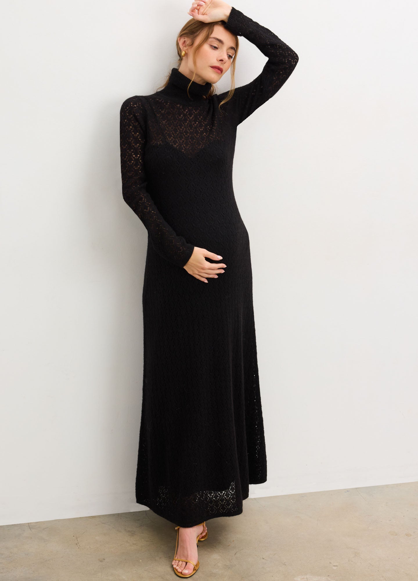 The Luella Knit Pointelle Dress