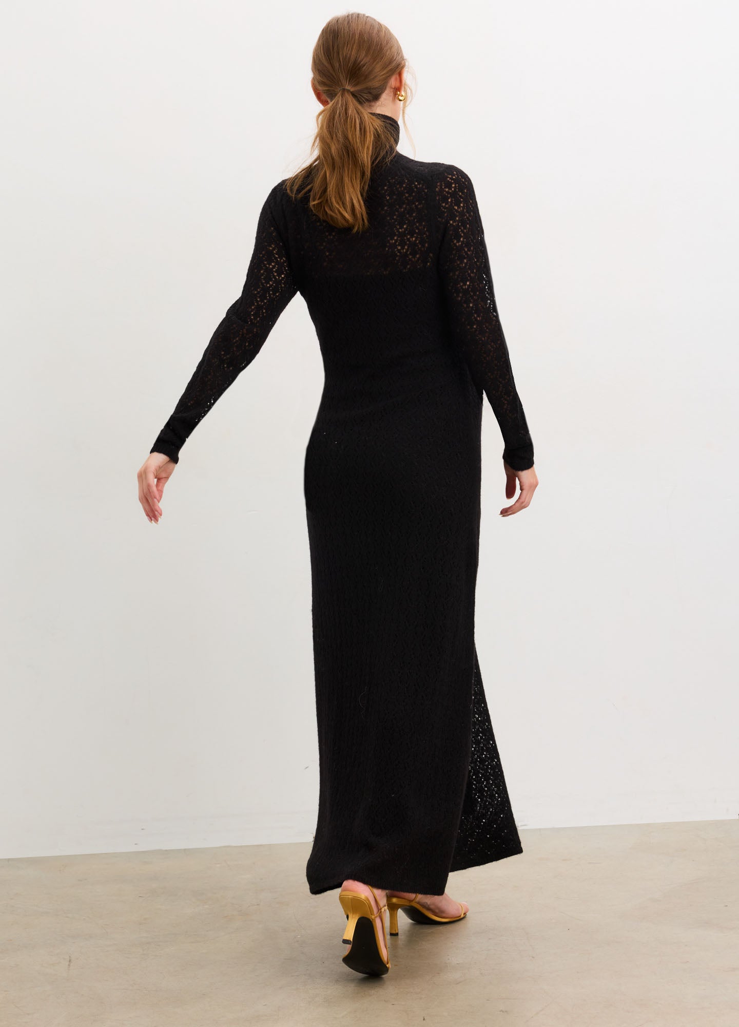 The Luella Knit Pointelle Dress