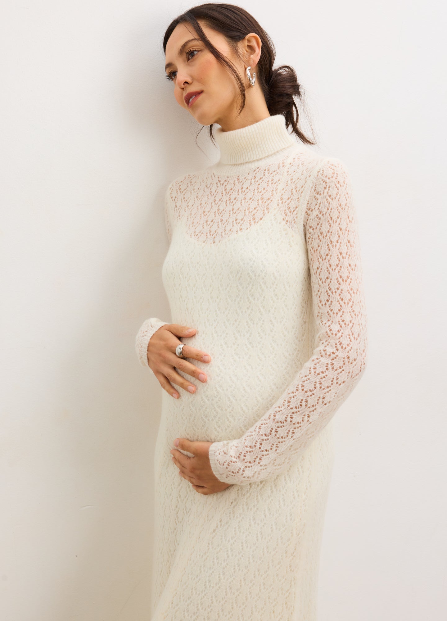 The Luella Knit Pointelle Dress
