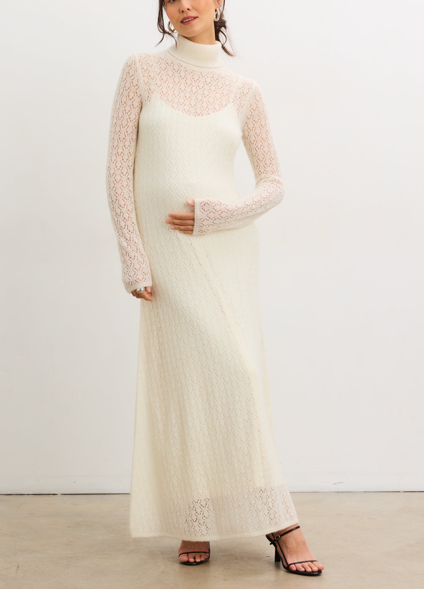 The Luella Knit Pointelle Dress