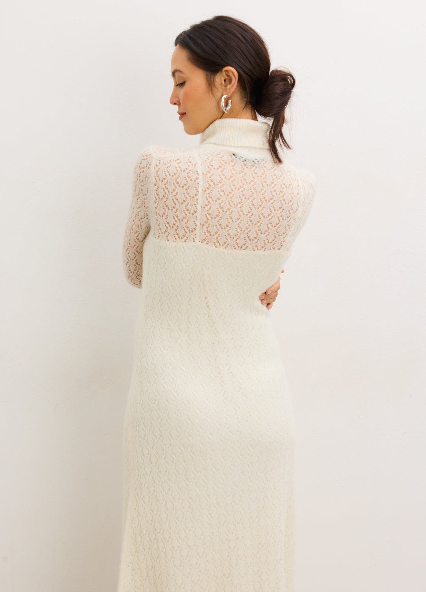The Luella Knit Pointelle Dress