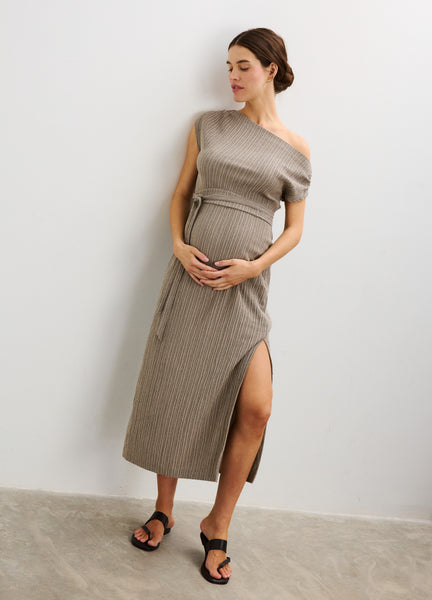 HATCH Collection The Maeve Dress in Black Cream