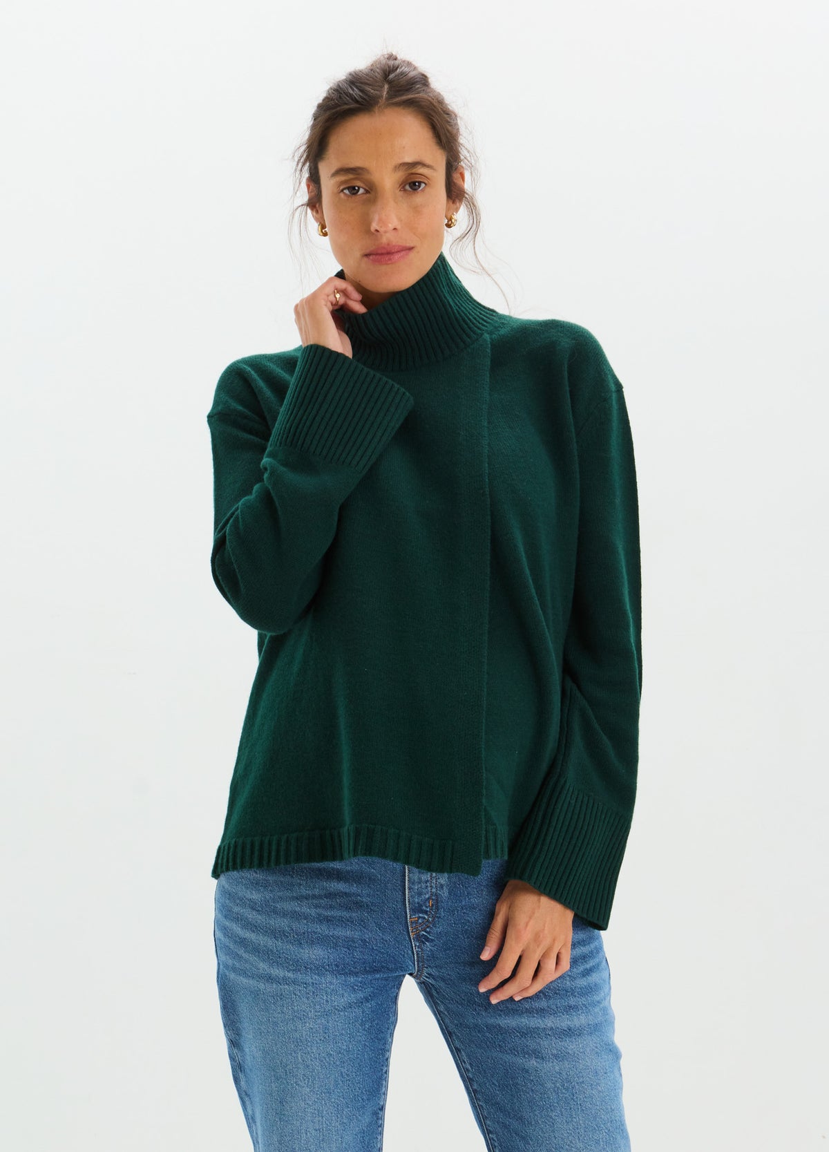 The Mira Nursing Turtleneck