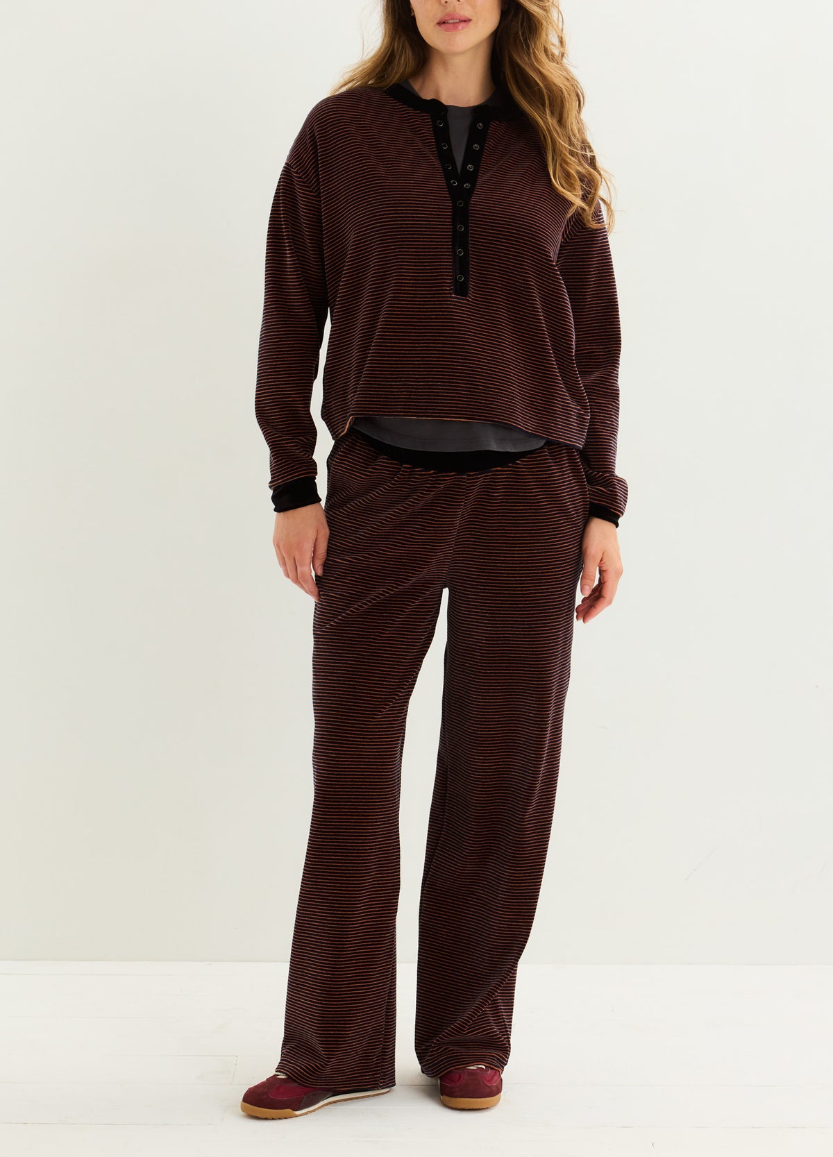 The Nellie Velour Pant