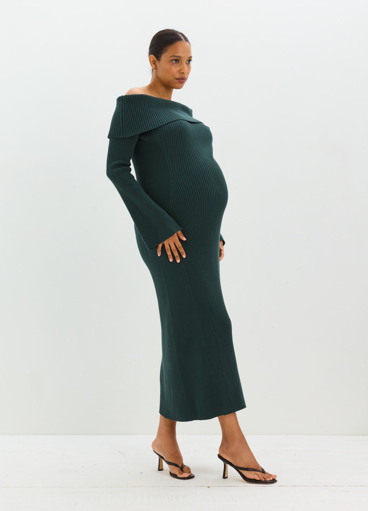 The Off The Shoulder Sweater Dress
