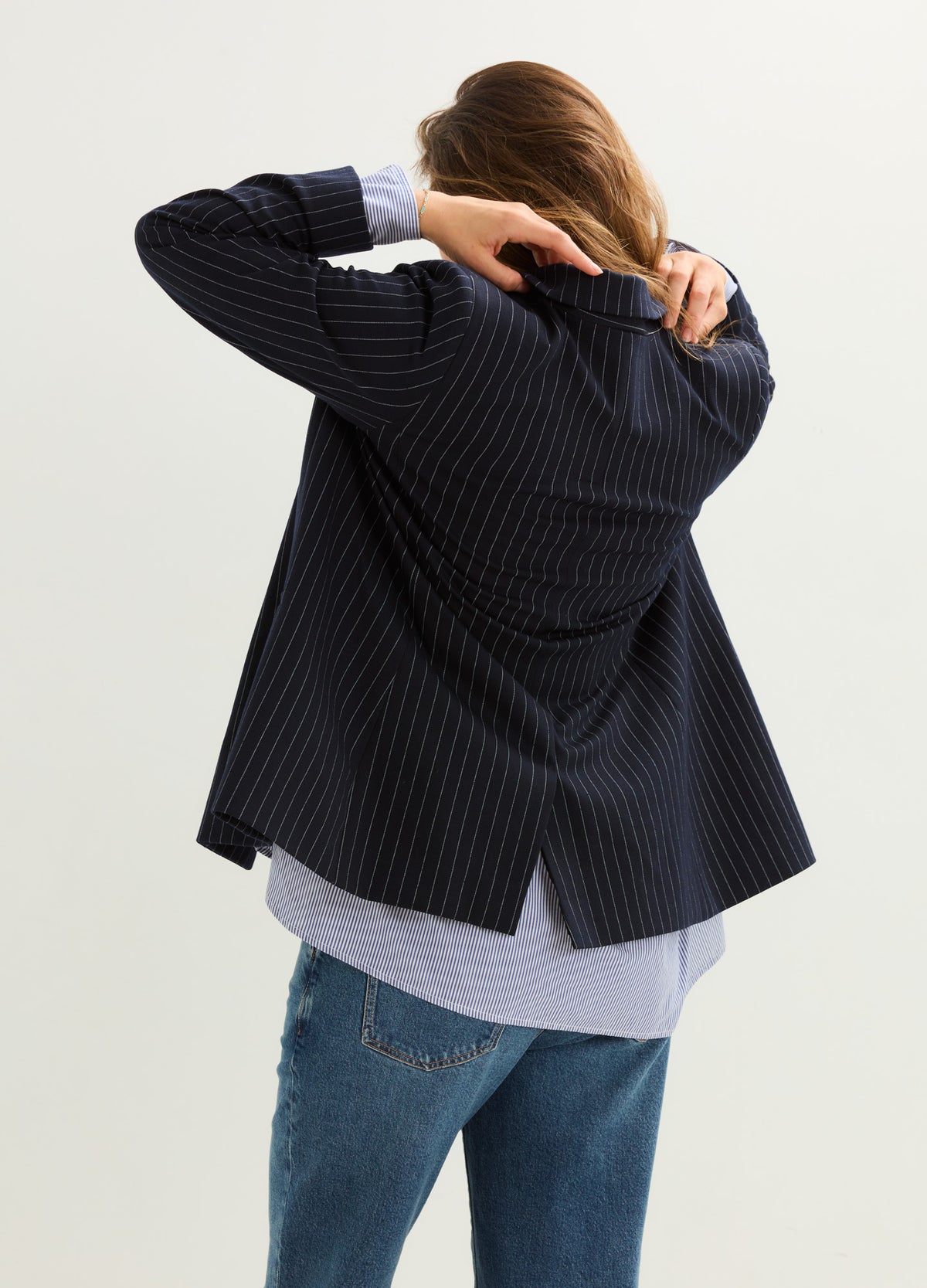 The Pinstripe Blazer
