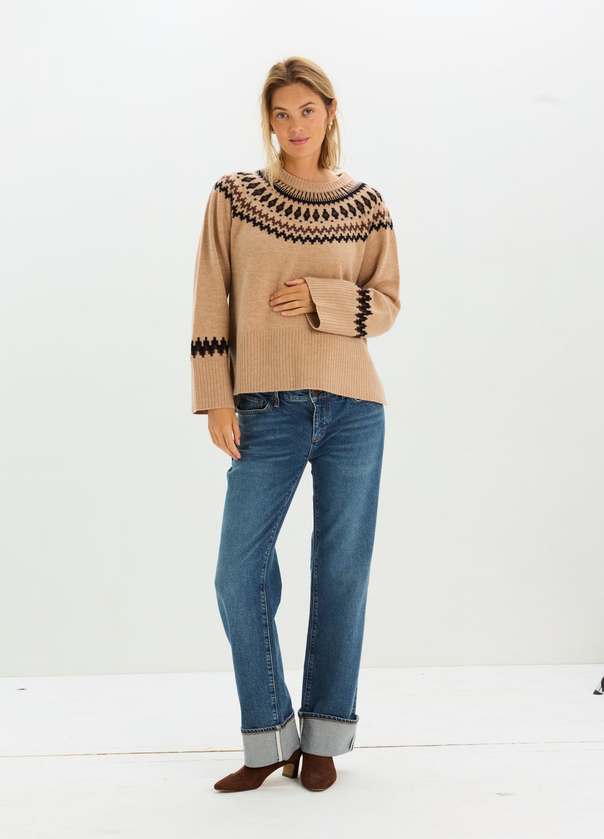 The Pippa Fairisle Sweater