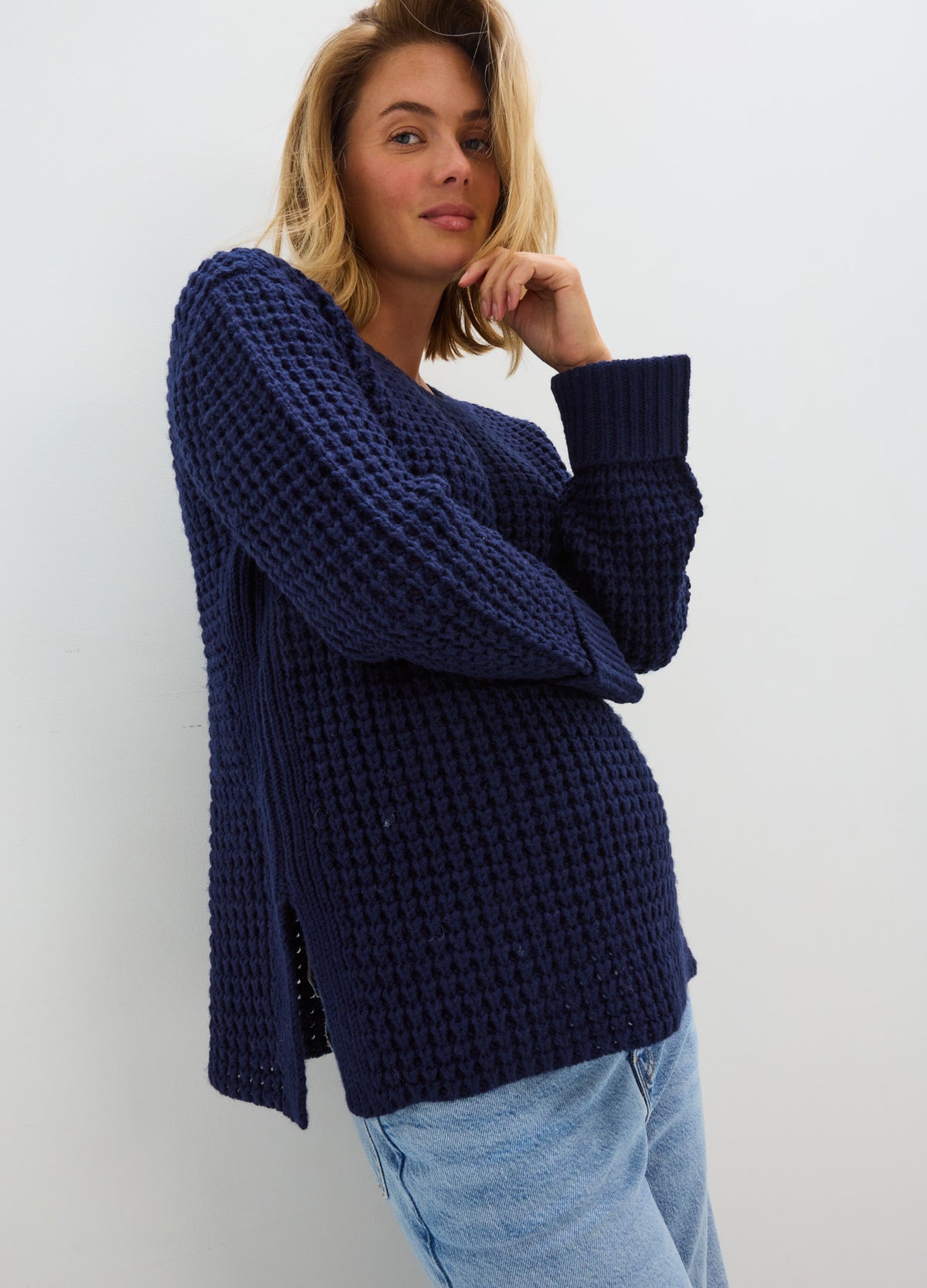 The Robin Waffle Sweater