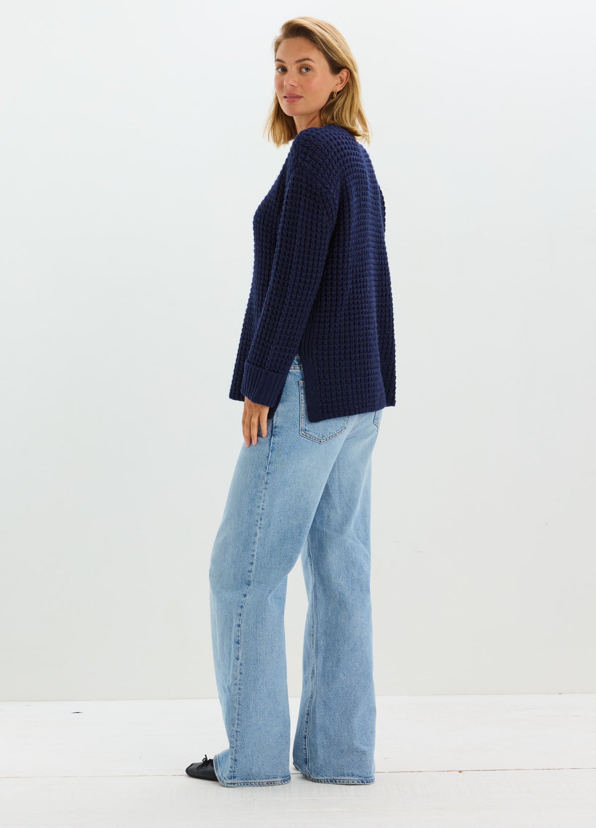 The Robin Waffle Sweater