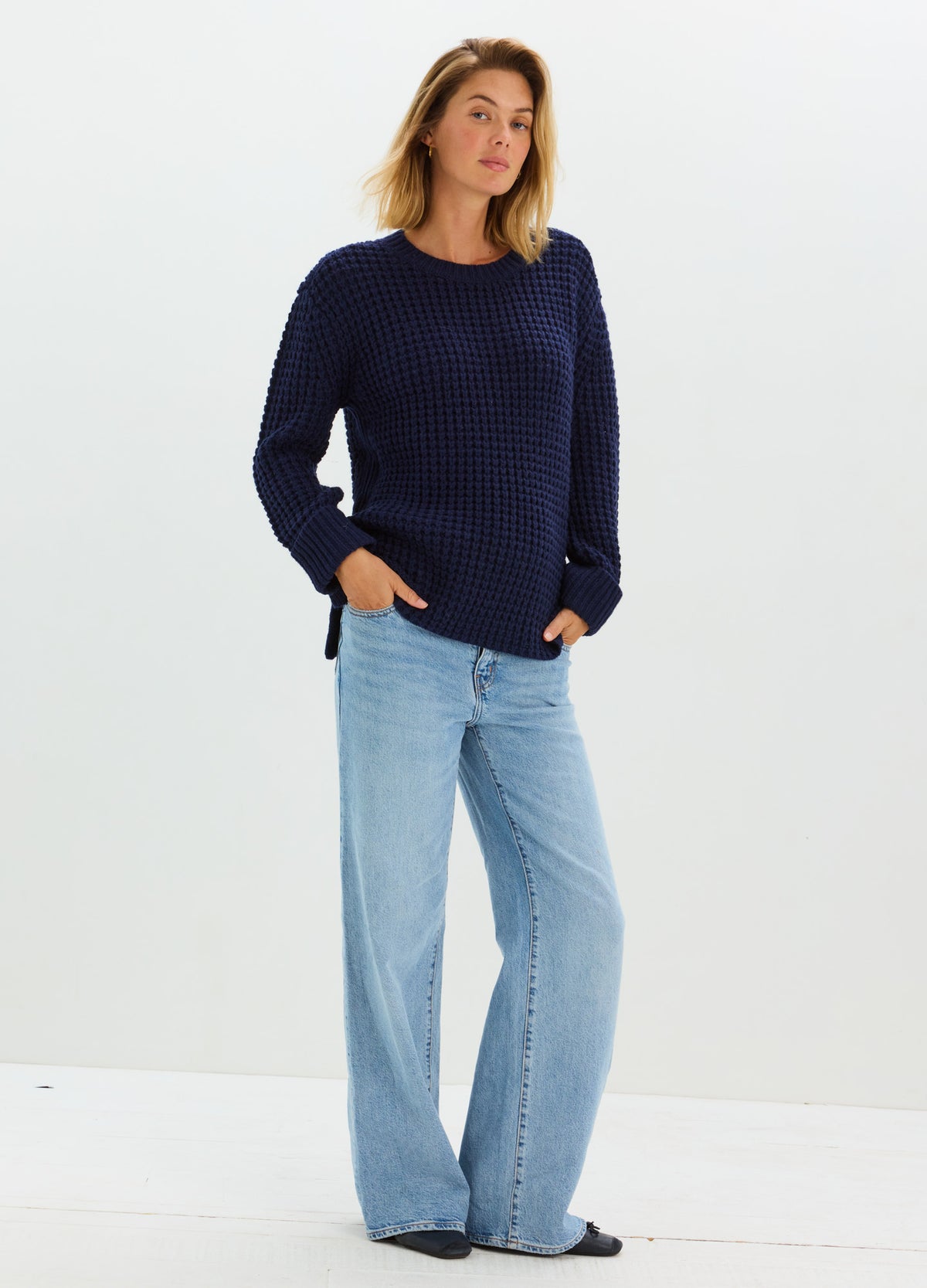 The Robin Waffle Sweater