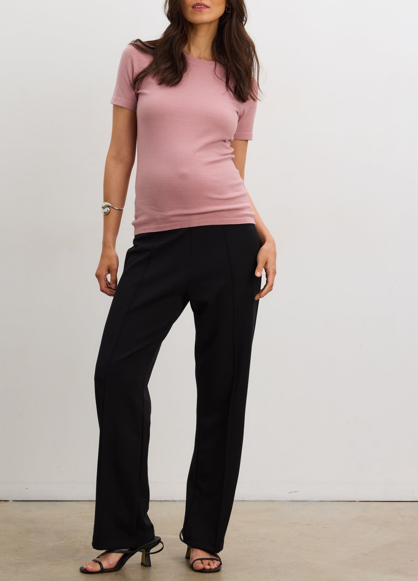 The Seamed Stretch Straight-Leg Work Pant | HATCH Maternity