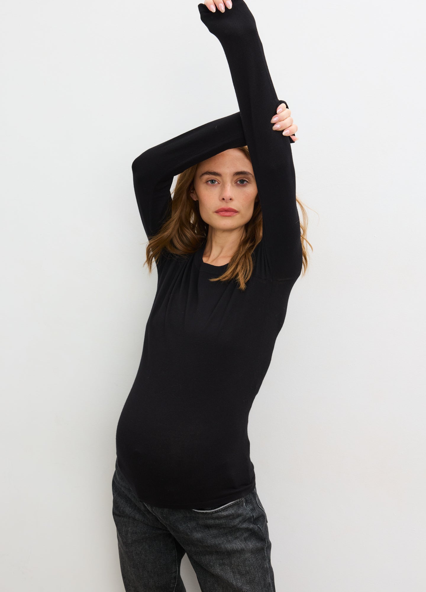 The Softsculpt Knit Long Sleeve Tee