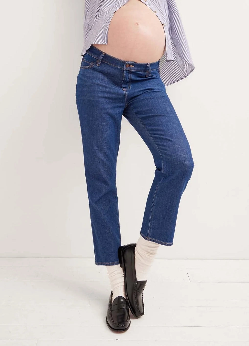 The Straight Leg Maternity Jean - Main Image