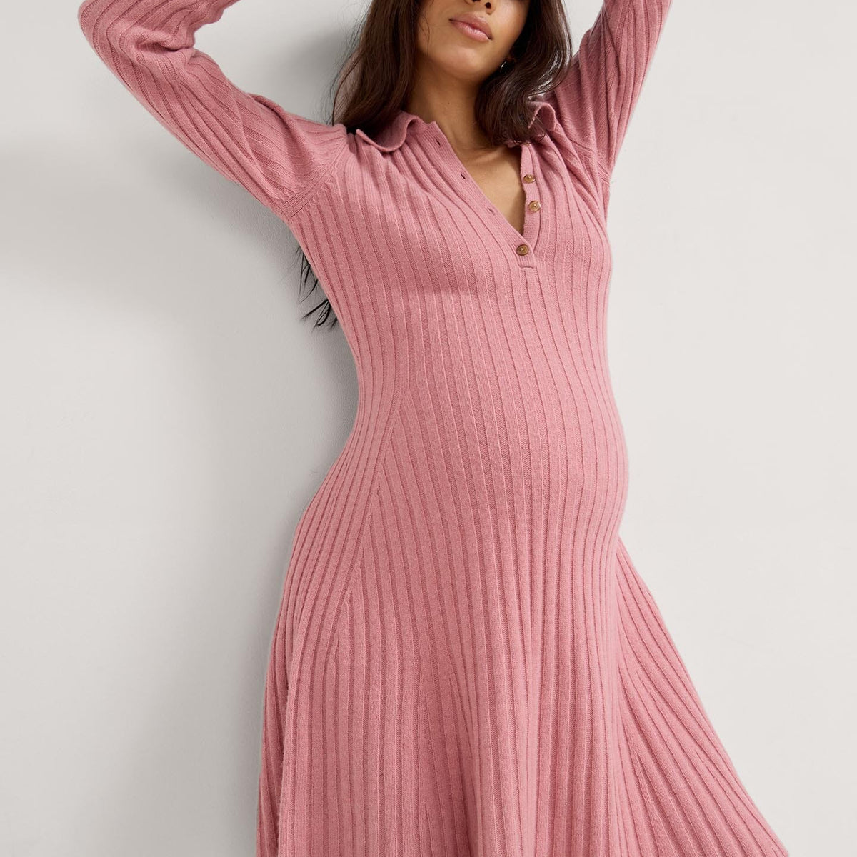 Blush Shoulder Sweater Dress Bexley One Shoulder Mini Dress Blush