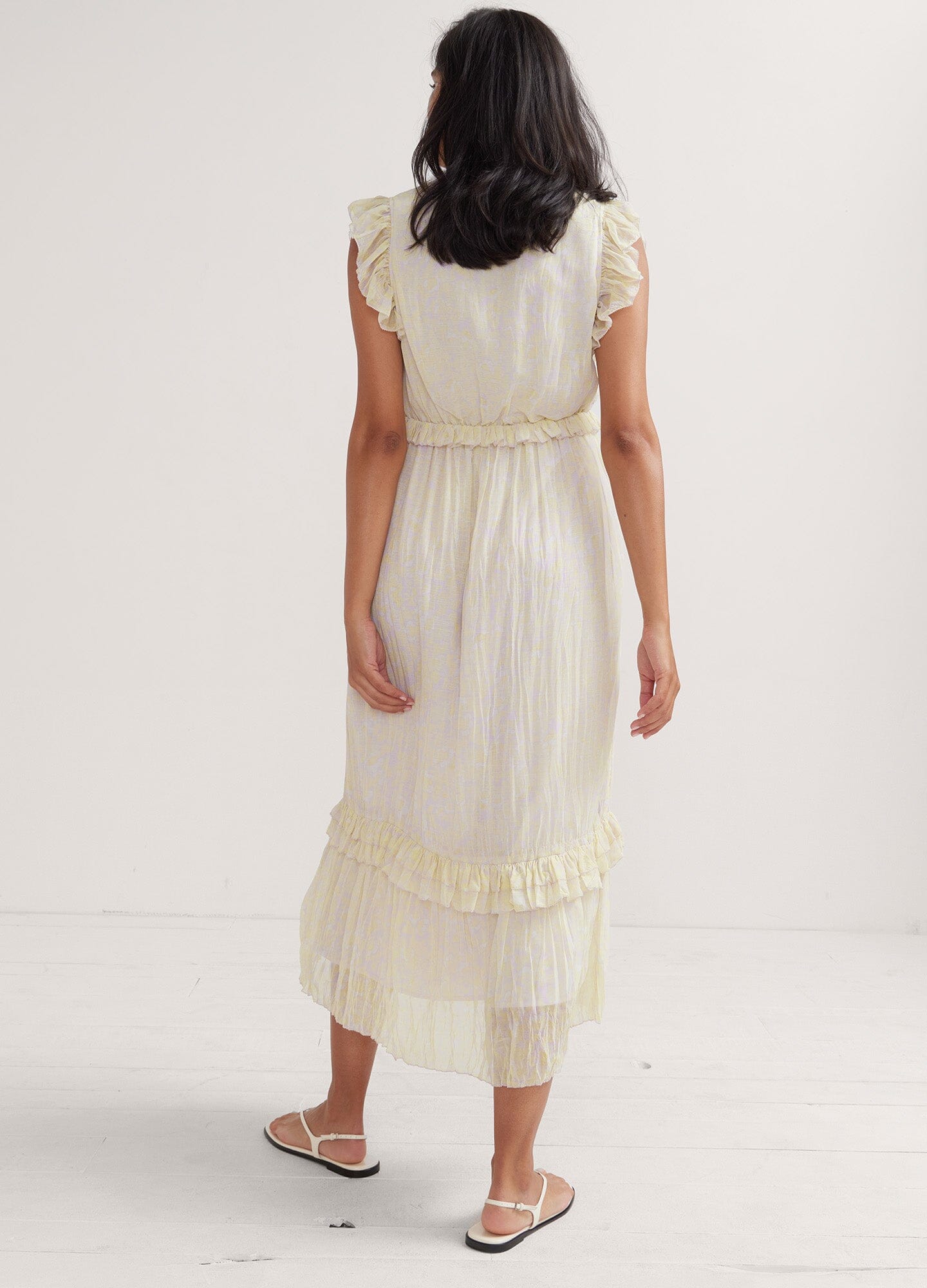 color:glass floral/lilac yellow