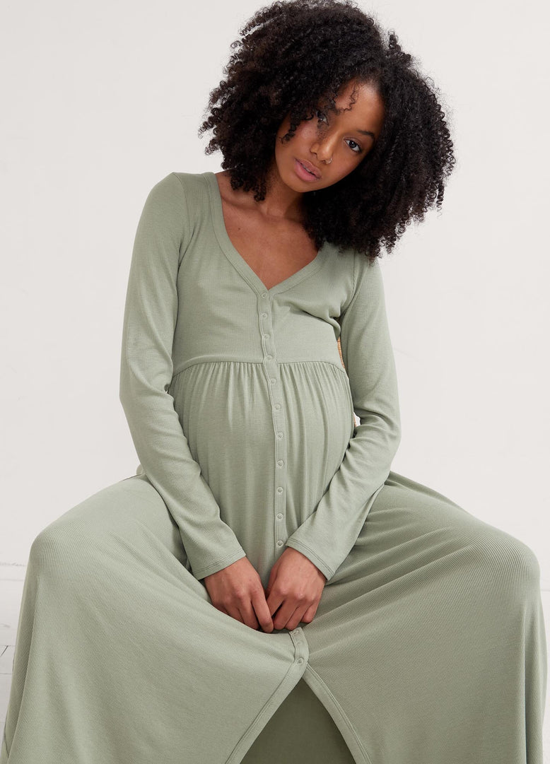 2024 Autumn Postpartum Woman Breastfeeding Clothes Set Long