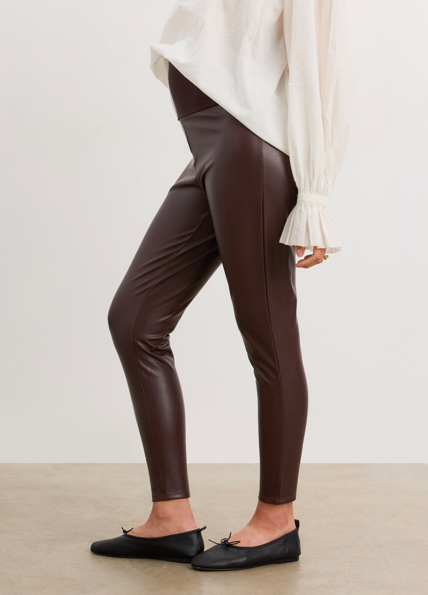 The Vegan Stretch Leather Legging